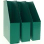 Grønne magasinholdere (str. 32 x 25 x 7 cm)