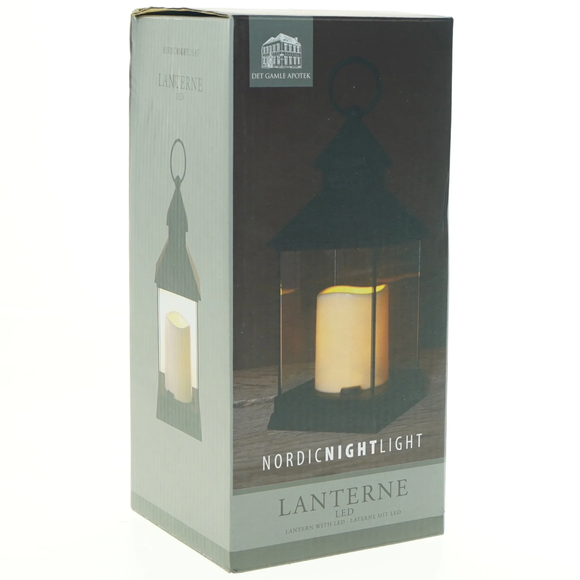 LED Lanterne fra Det Gamle Apotek (str. 22 komma 5 x 10 komma 5 x 10 komma 5 cm)