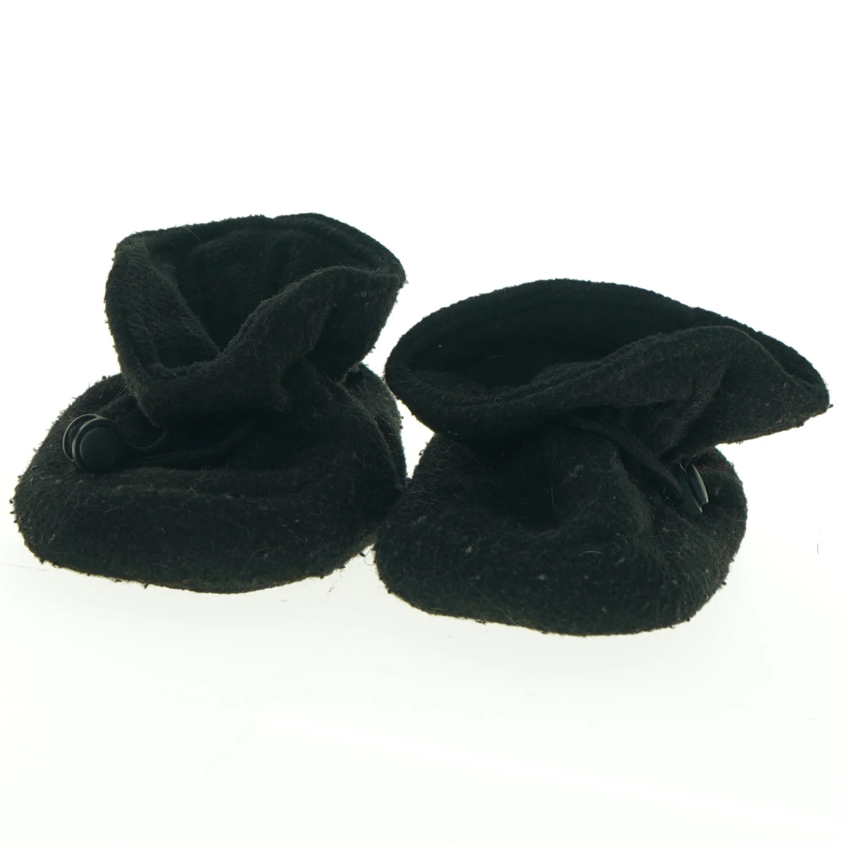 Sorte filt tøfler (str. Udvendig sal 13 cm)
