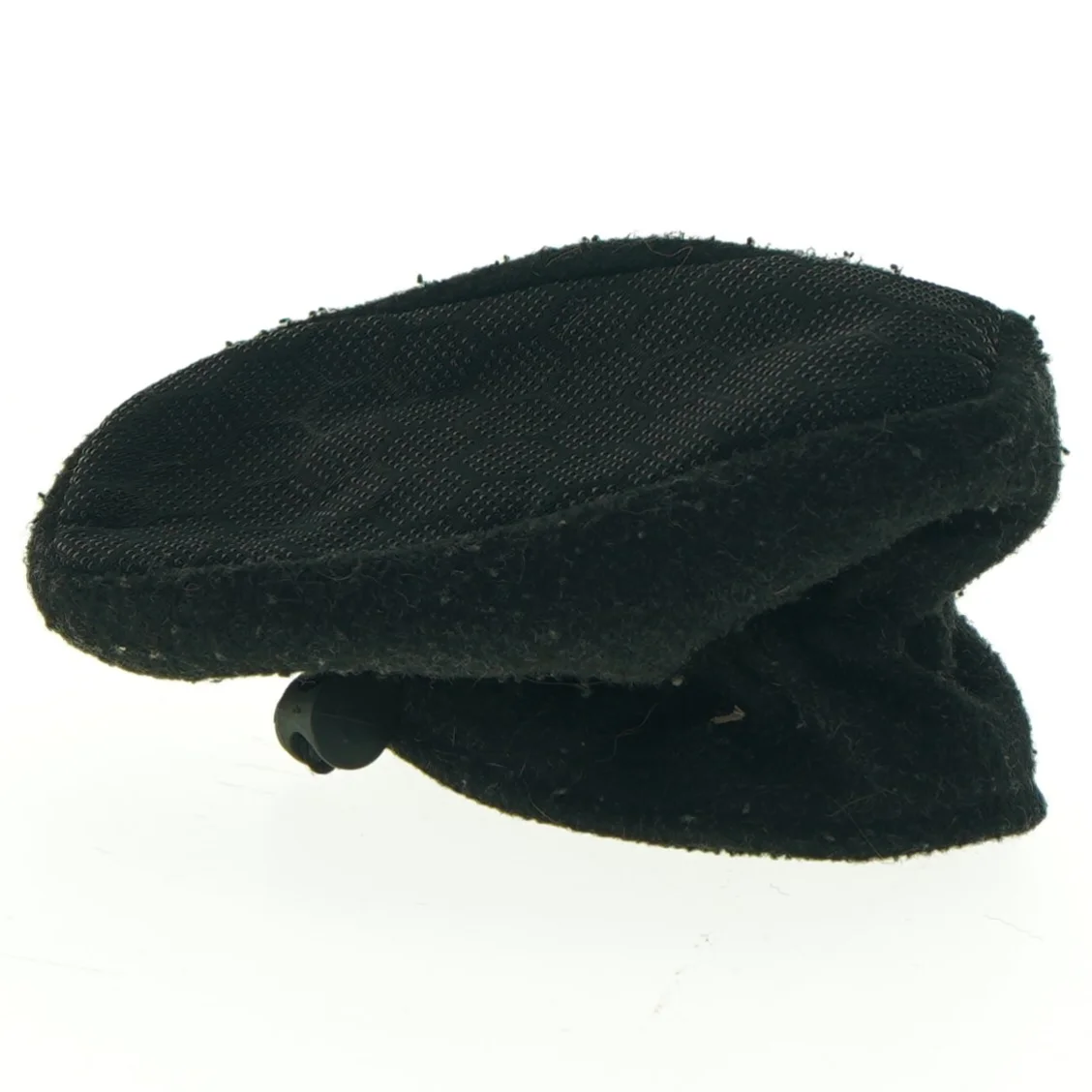 Sorte filt tøfler (str. Udvendig sal 13 cm)