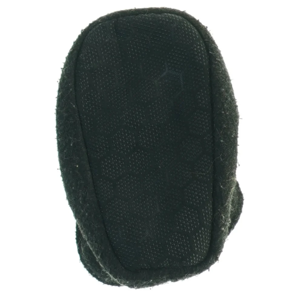 Sorte filt tøfler (str. Udvendig sal 13 cm)