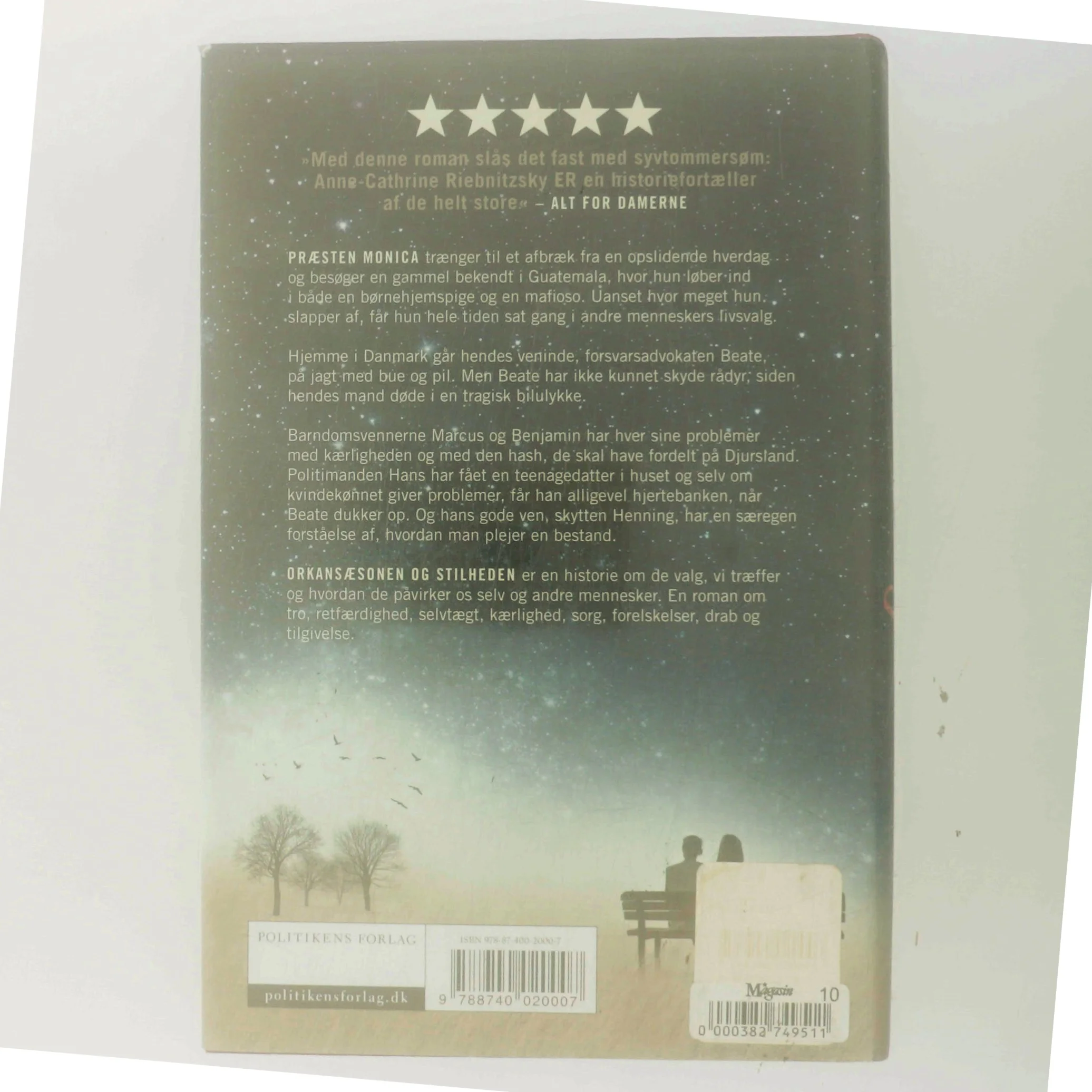 Orkansæsonen og stilheden af Anne-Cathrine Riebnitzsky (Bog)