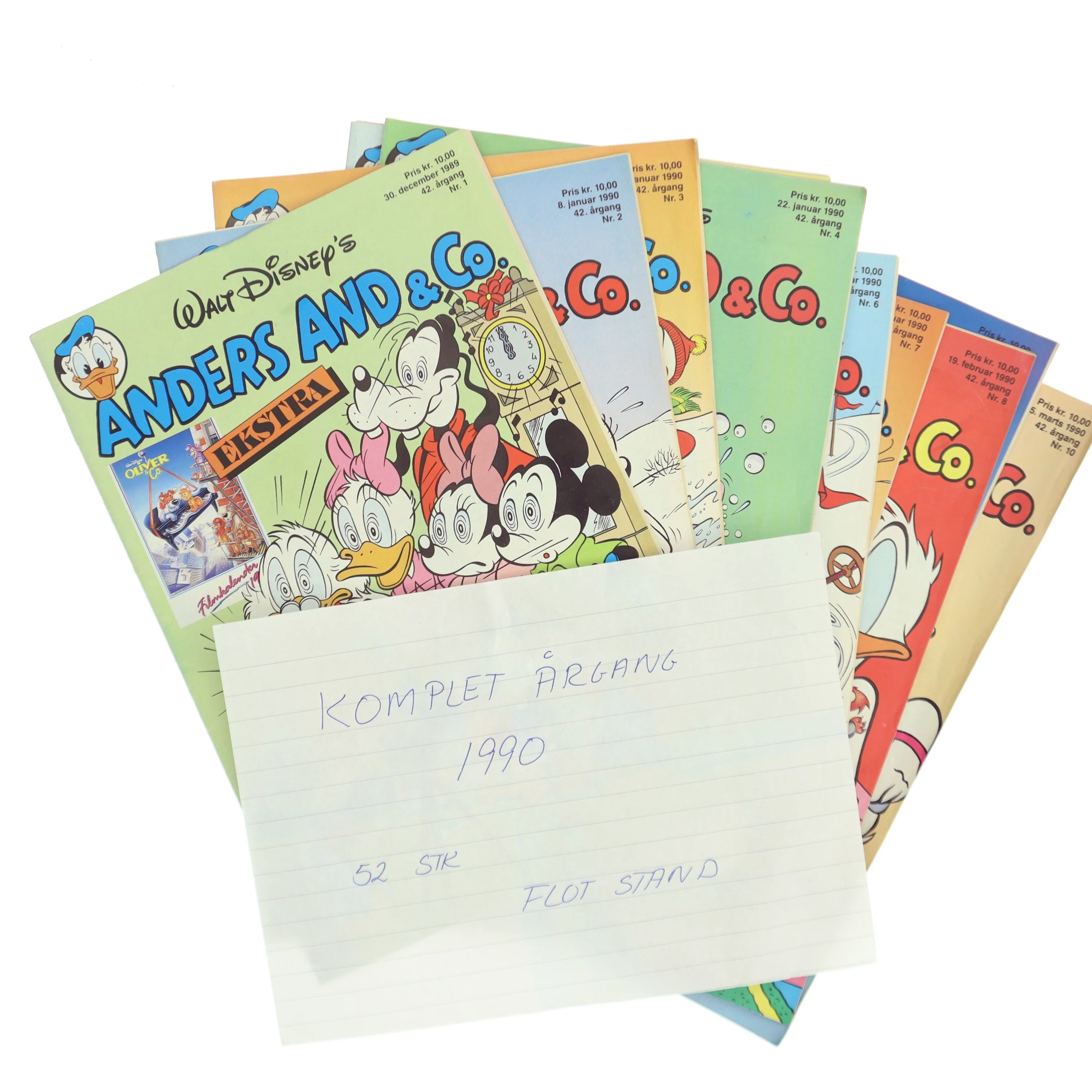 Komplet årgang 1990 Disney's Anders And & Co. (Bog)