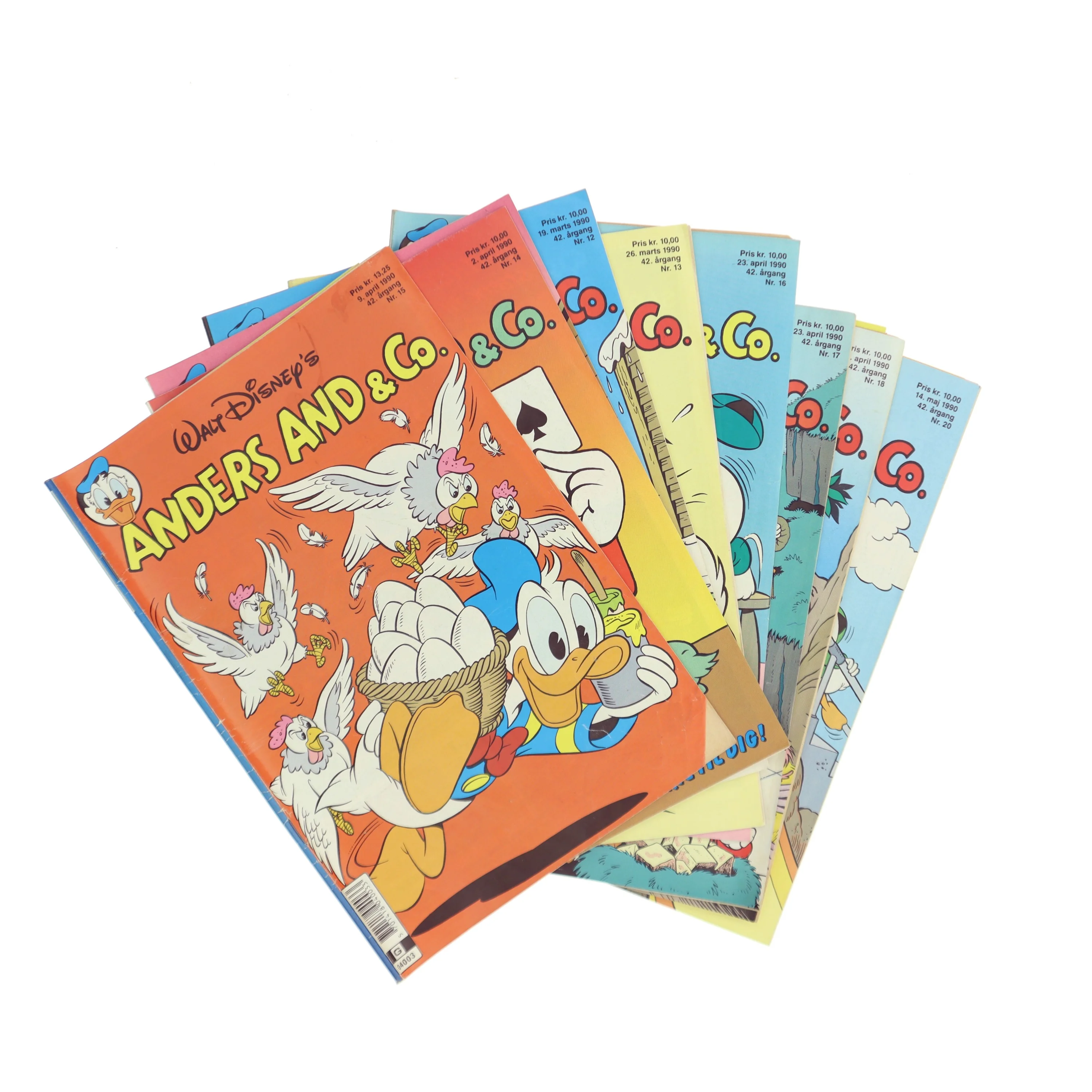 Komplet årgang 1990 Disney's Anders And & Co. (Bog)