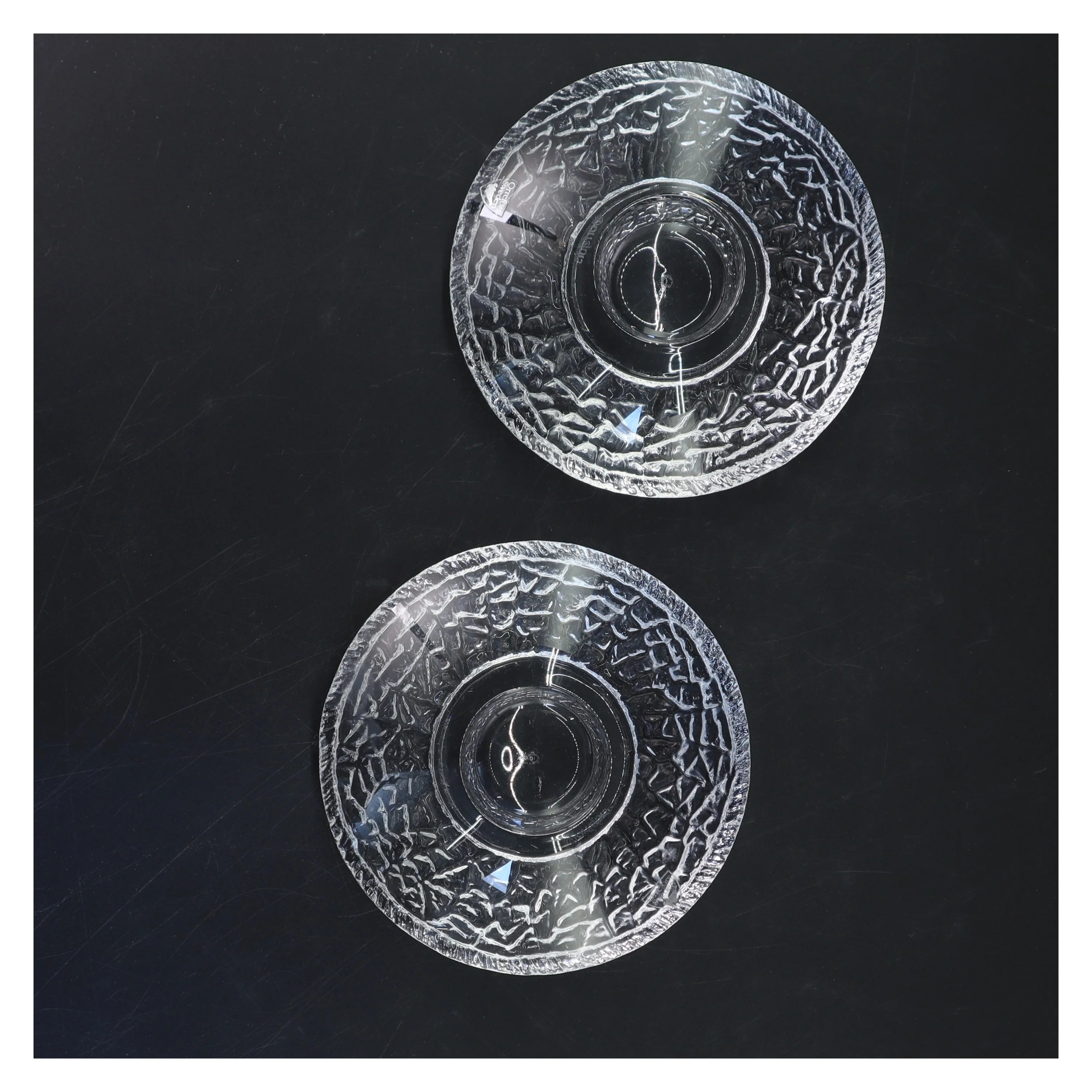 Glaslysestager (str. 14 cm)