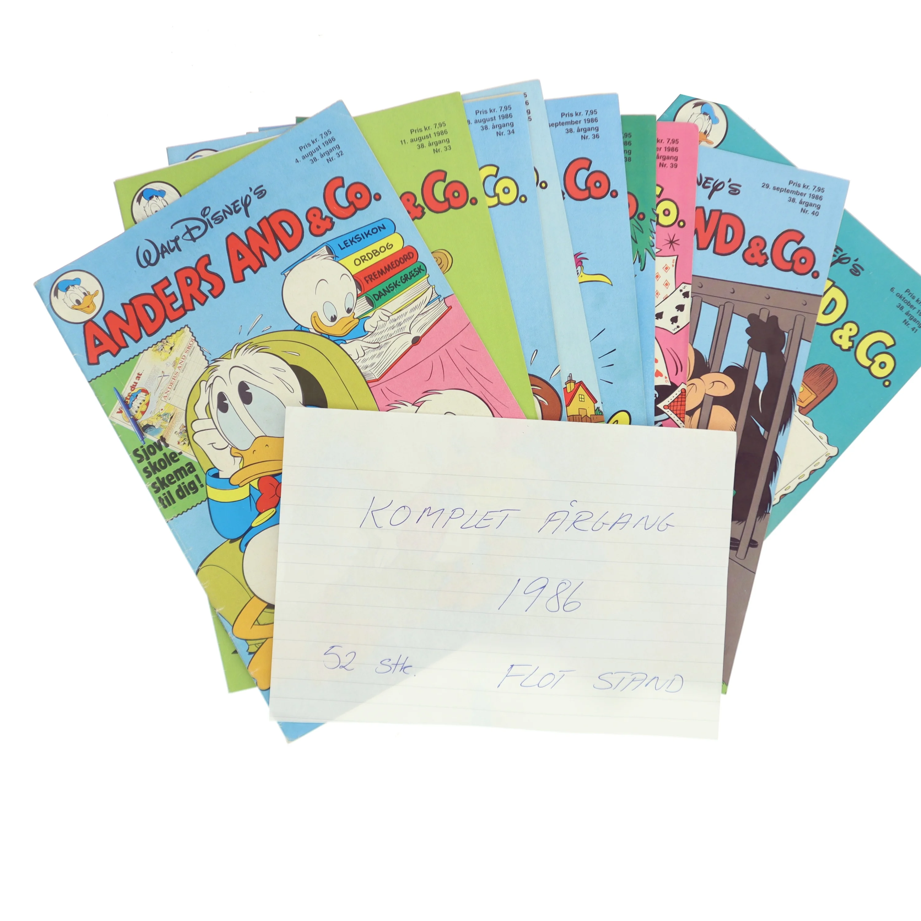 Komplet årgang 1986 Anders And & Co. af Walt Disney (Bog)