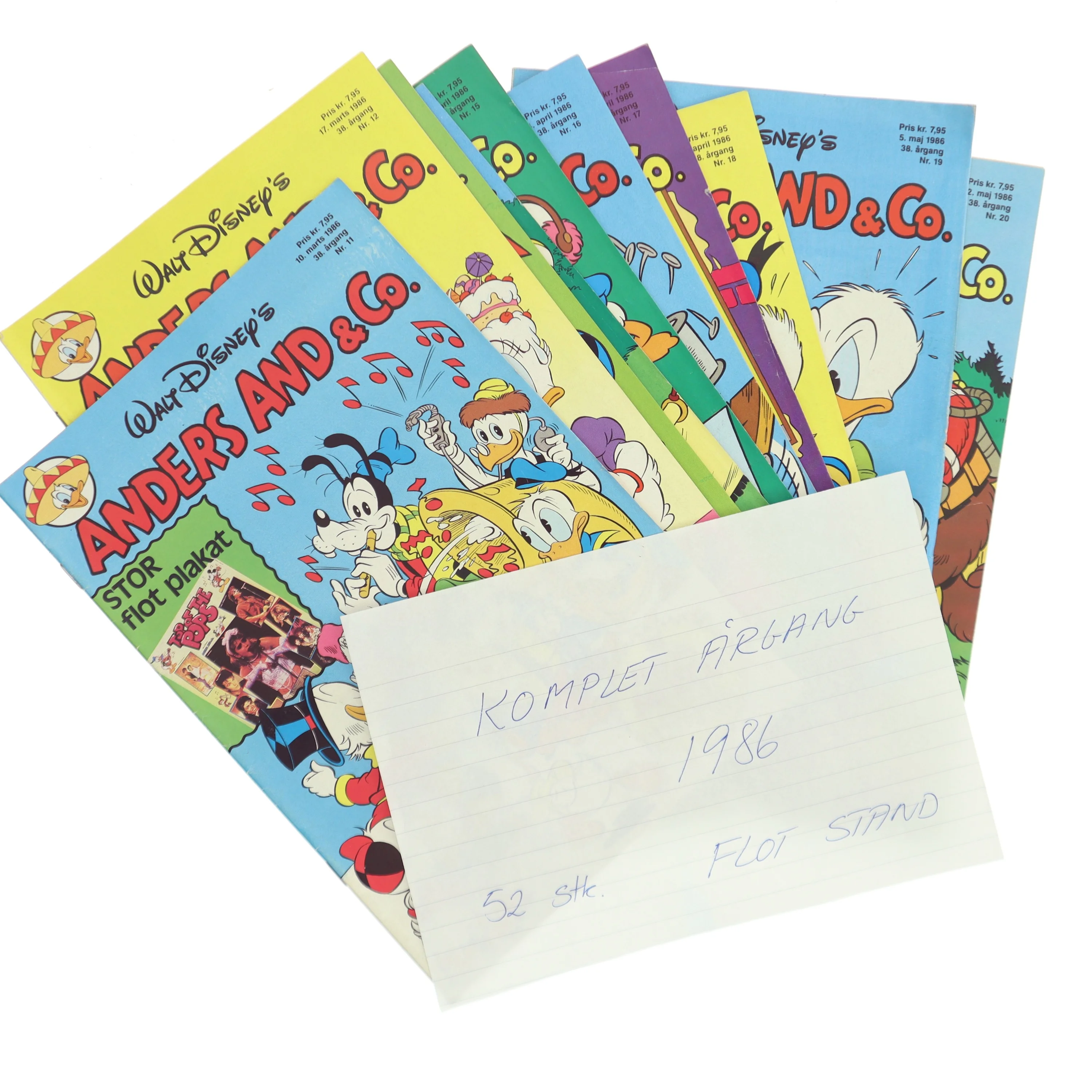 Komplet årgang 1986 Anders And & Co. af Walt Disney (Bog)