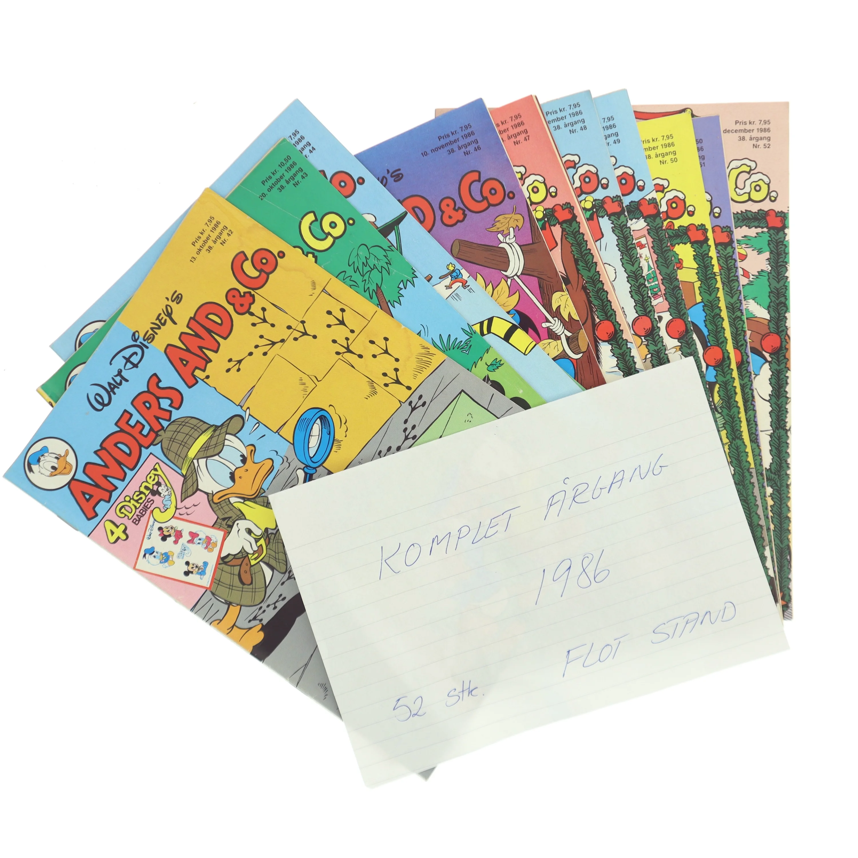 Komplet årgang 1986 Anders And & Co. af Walt Disney (Bog)