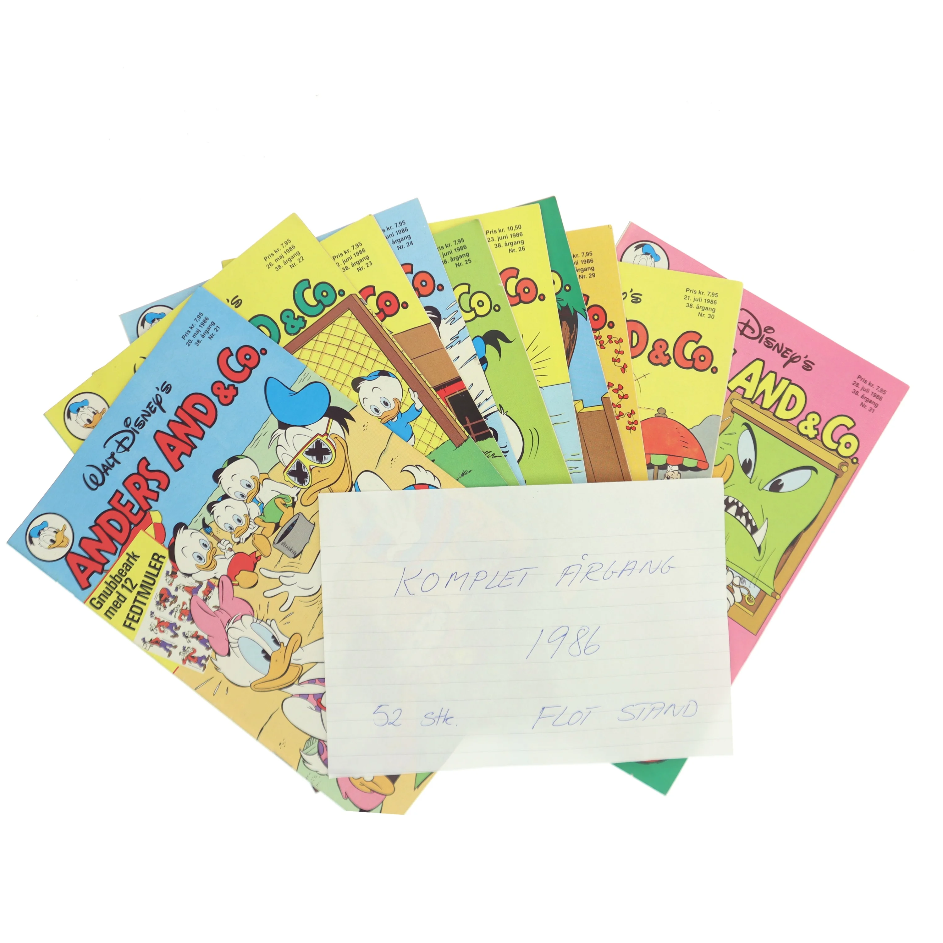 Komplet årgang 1986 Anders And & Co. af Walt Disney (Bog)