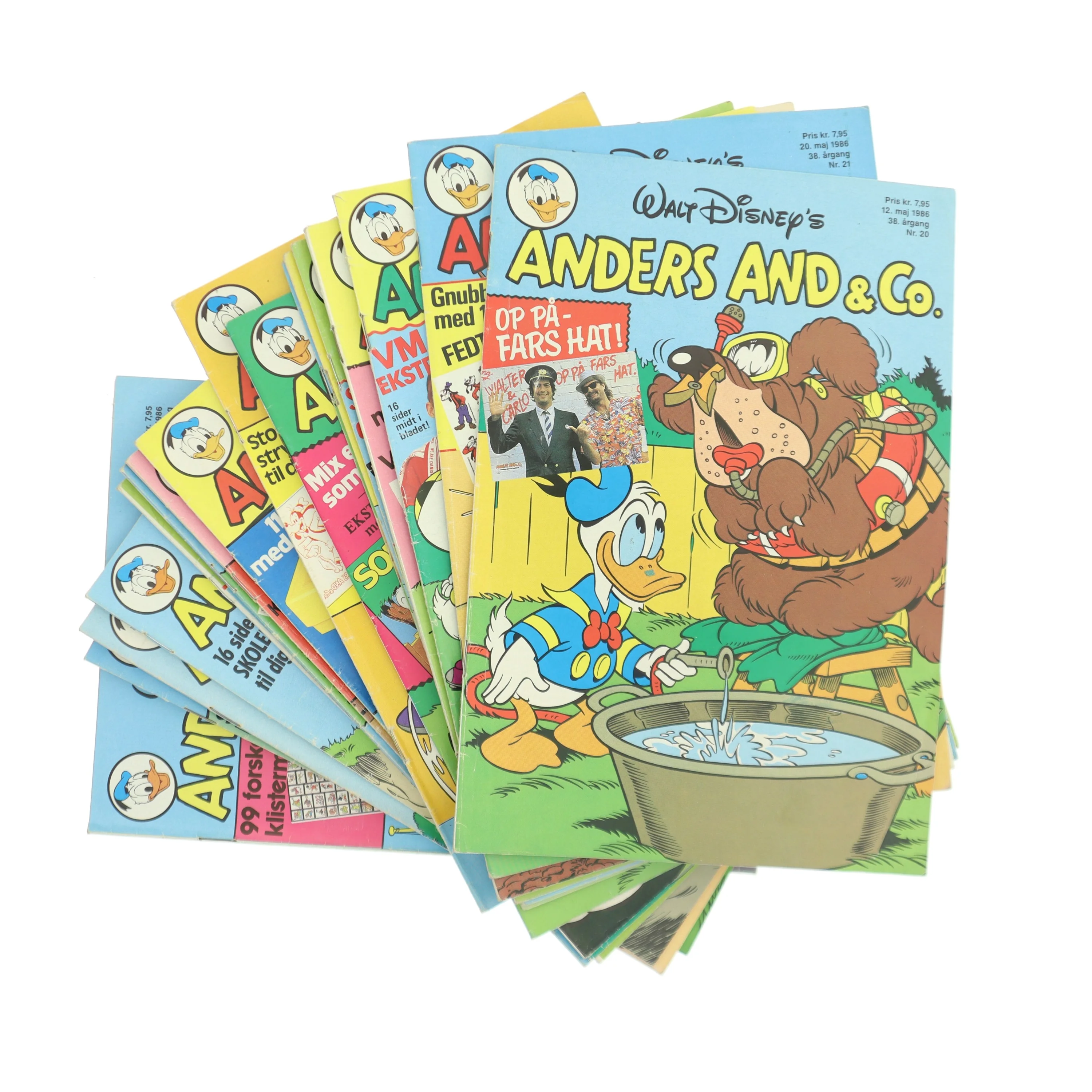 Anders And & Co. af Walt Disney komplet årgang 1986