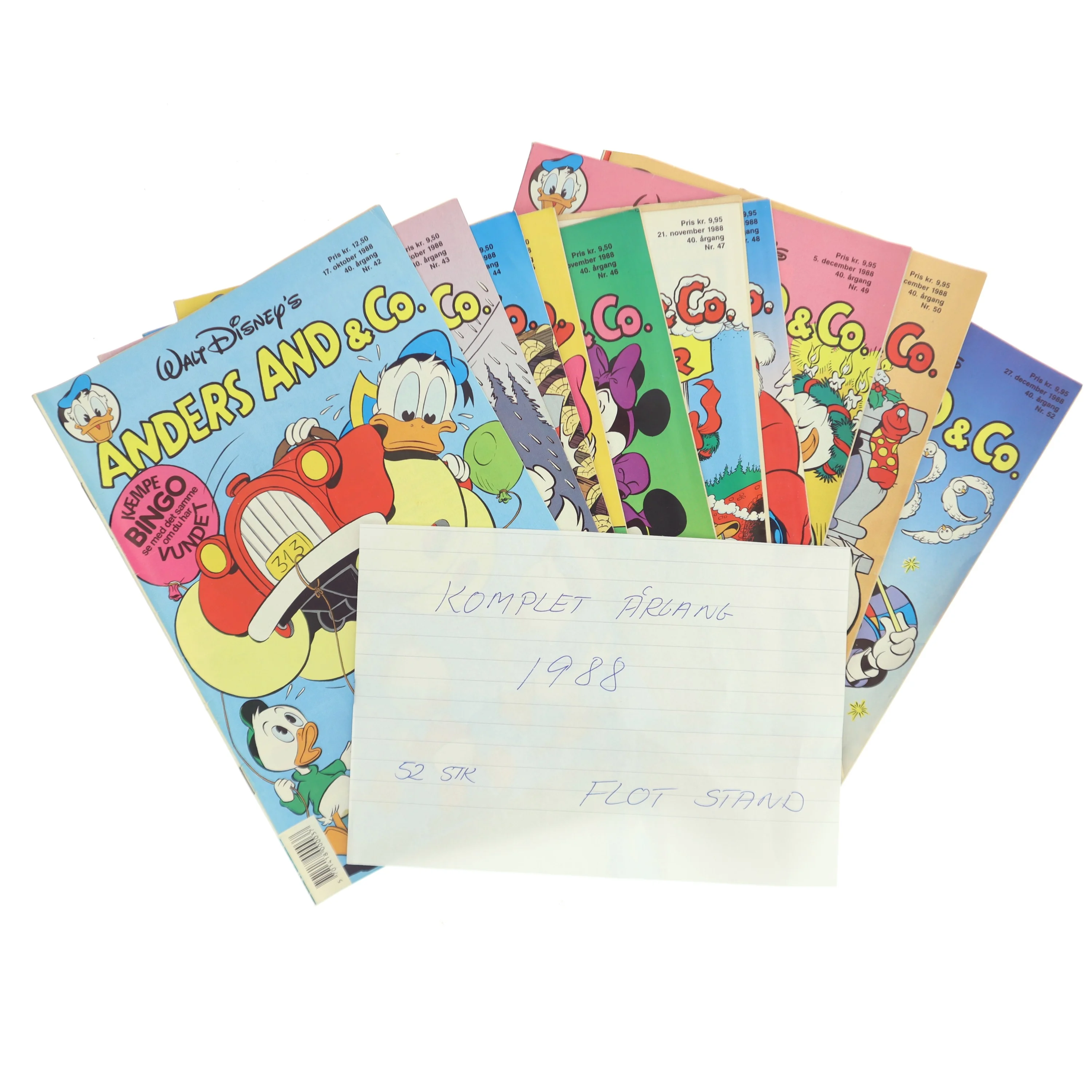 Komplet årgang 1988 Anders And & Co. (Bog)