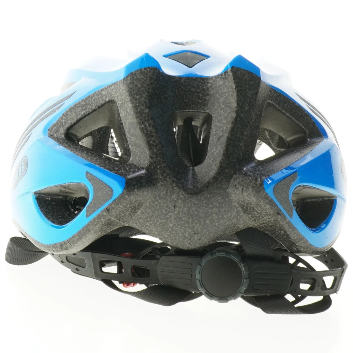 Blå cykelhjelm fra Abus (str. 58-62 cm)