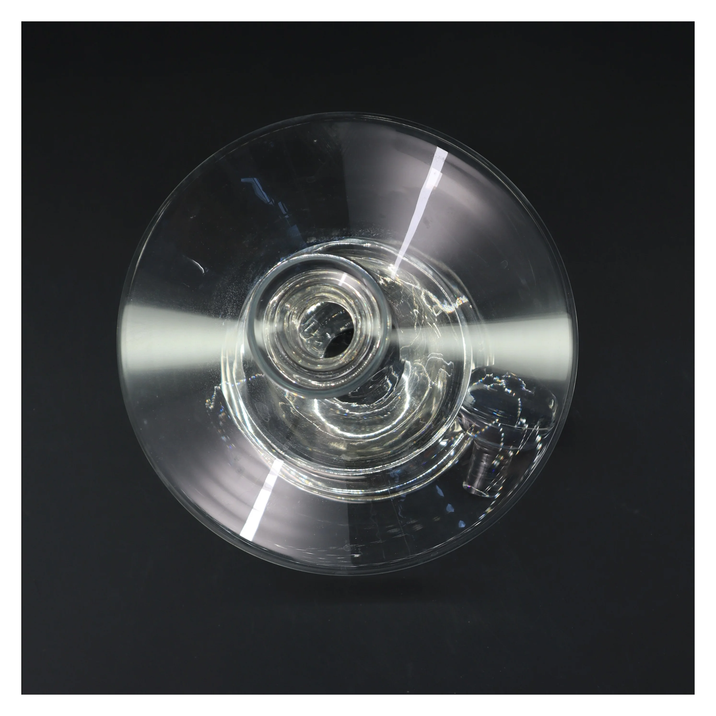 Glas karaffel med låg (str. 29 cm)