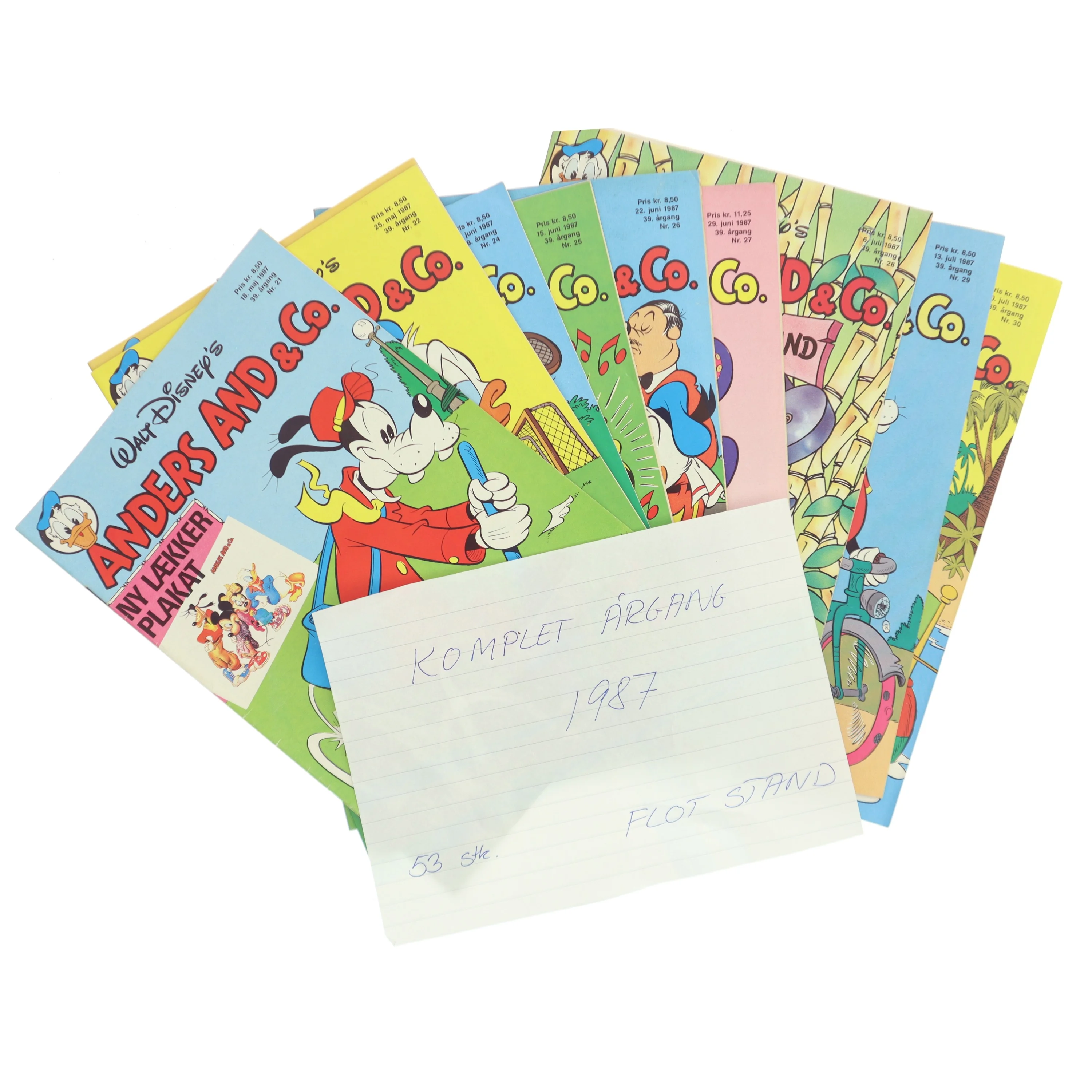 Komplet årgang 1987 And & Co. (Bog)