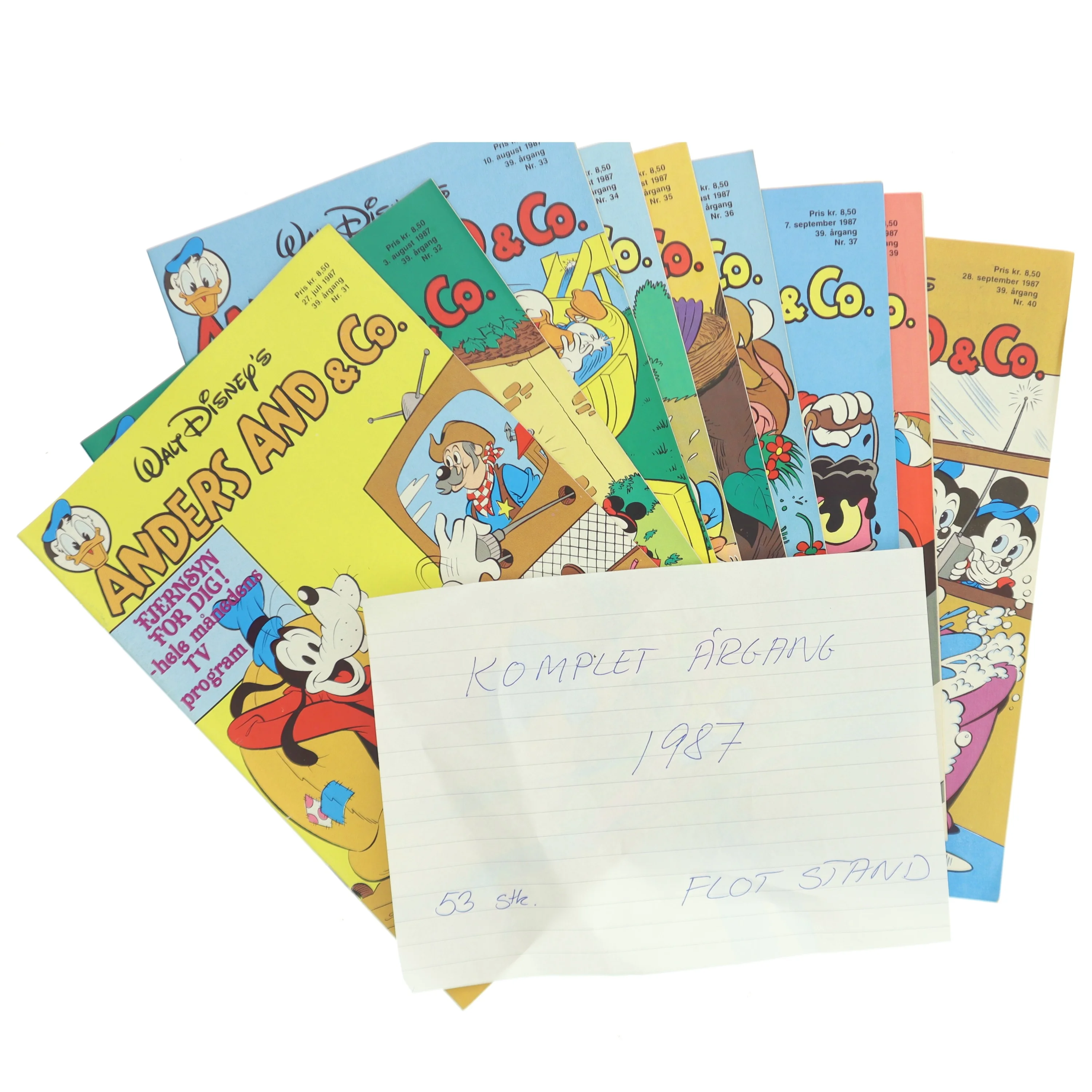Komplet årgang 1987 And & Co. (Bog)