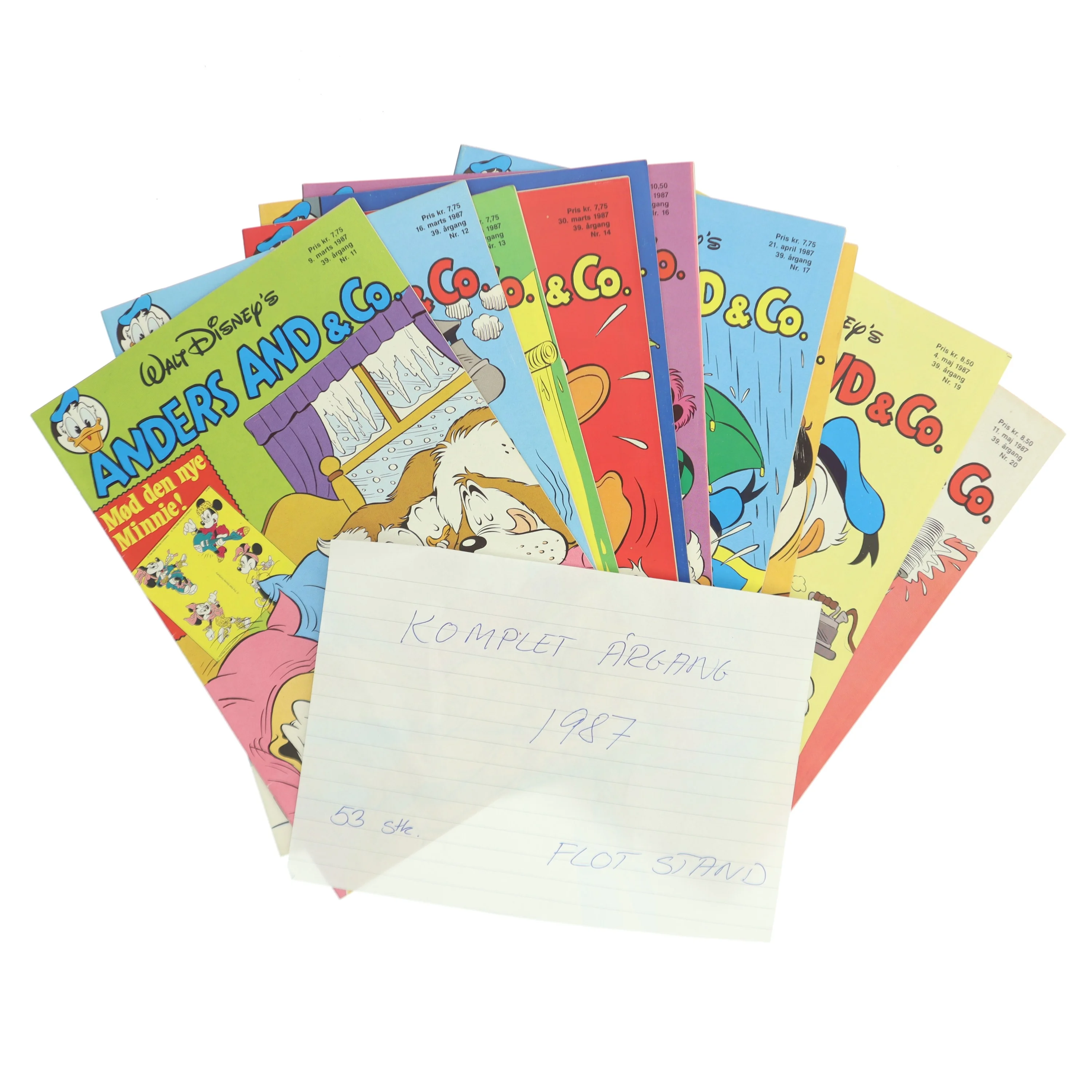Komplet årgang 1987 And & Co. (Bog)