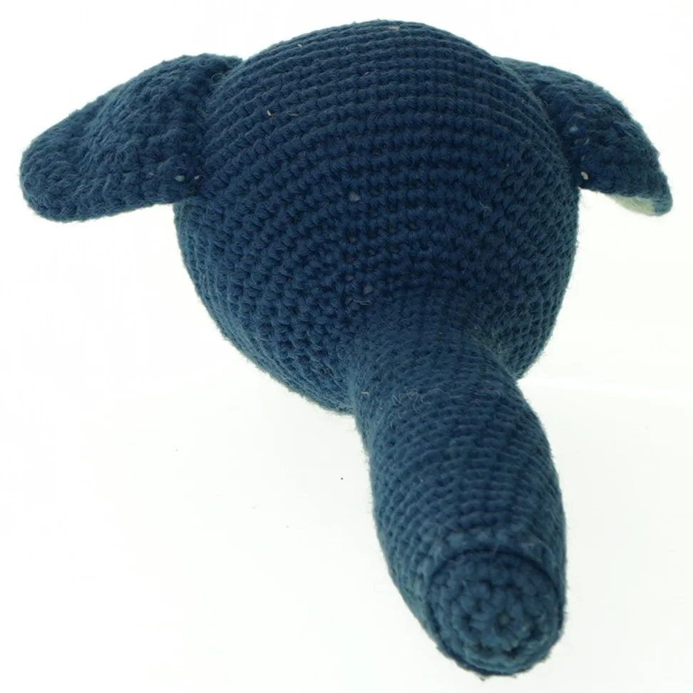 Hæklet bamserangle (str. 16 x 12 cm)