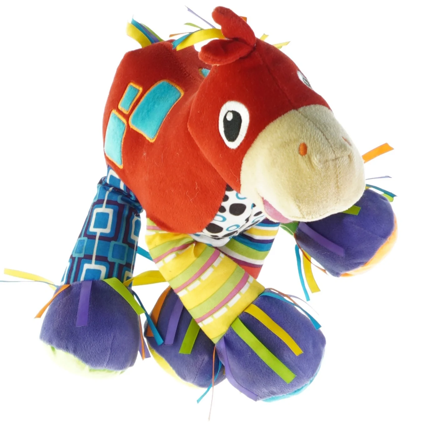 Aktivitetsbamse/sanselegetøj fra Lamaze (str. 25 x 12 cm)