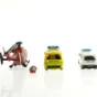 Legetøjs biler og helikopter (str. 24 x 15 cm)