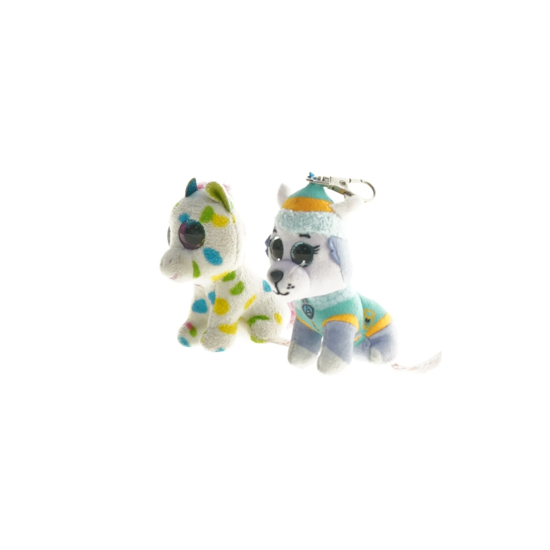 Nøgleringe med bamser fra Ty (str. 9 x 9 x 4 cm)