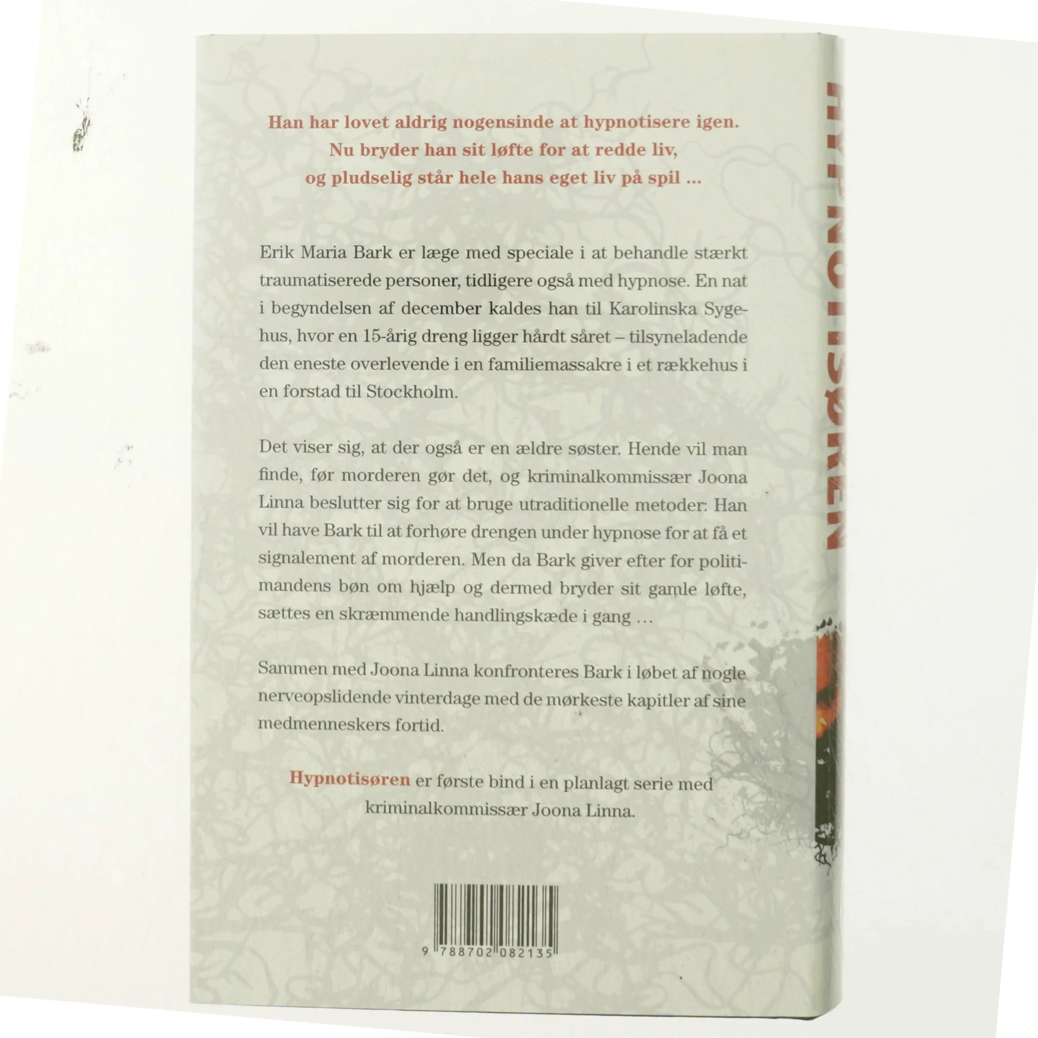 Hypnotisøren af Lars Kepler (Bog)