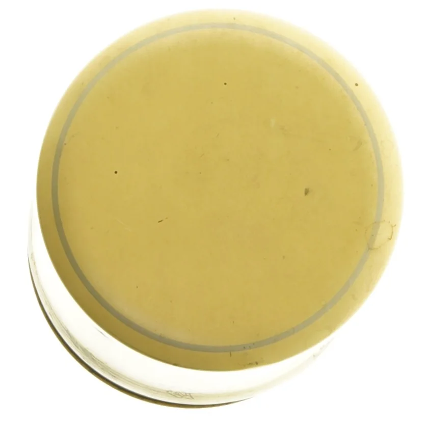 Metal dåse med Kate Greenaway motiv (str. Ø 9 cm h 12 cm)