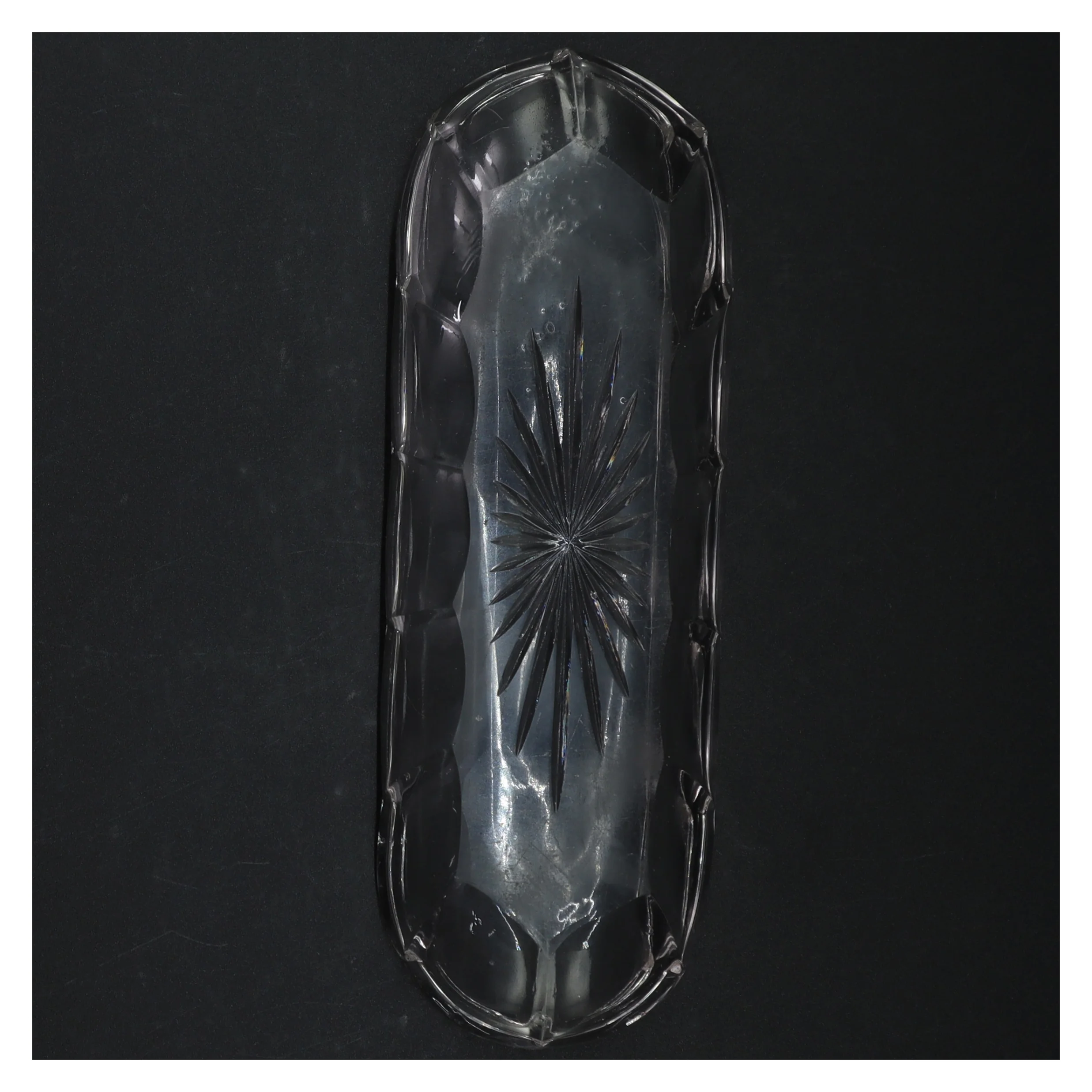 Gl. glasfad (str. 25 x 8,5 cm)