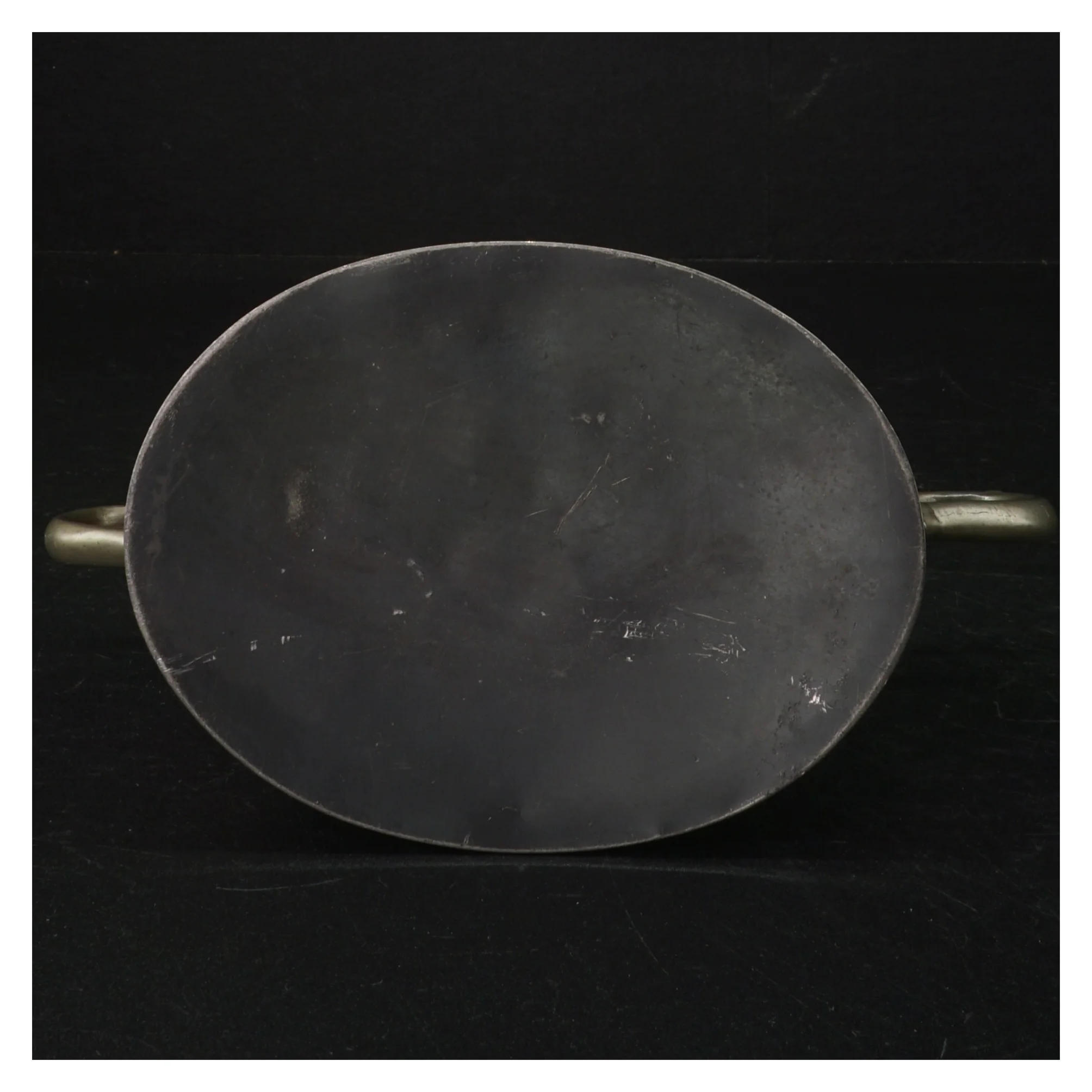 Dekorativ antik Tin sukkerskål (str. Længde, 21,5 cm)