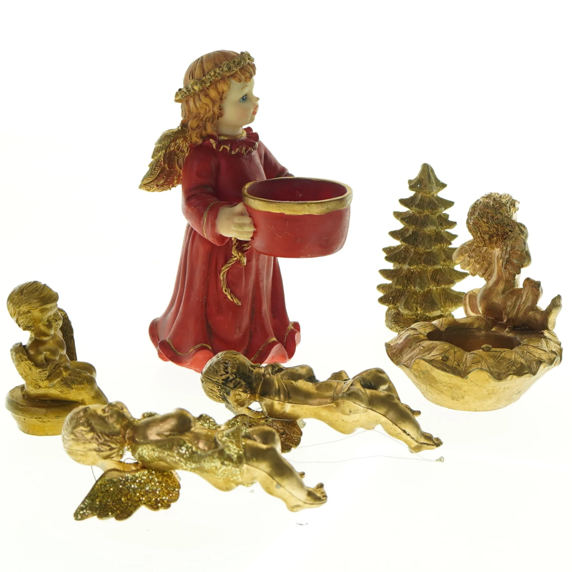 Julepynt figurer som Juleengle (str. 15 cm)