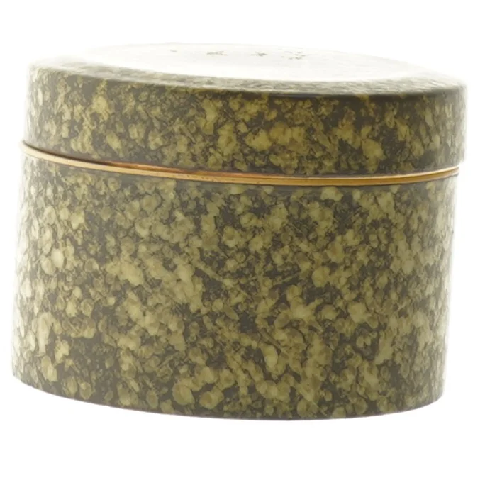 Dekorativ dåse med låg (str. Ø. 11 cm)