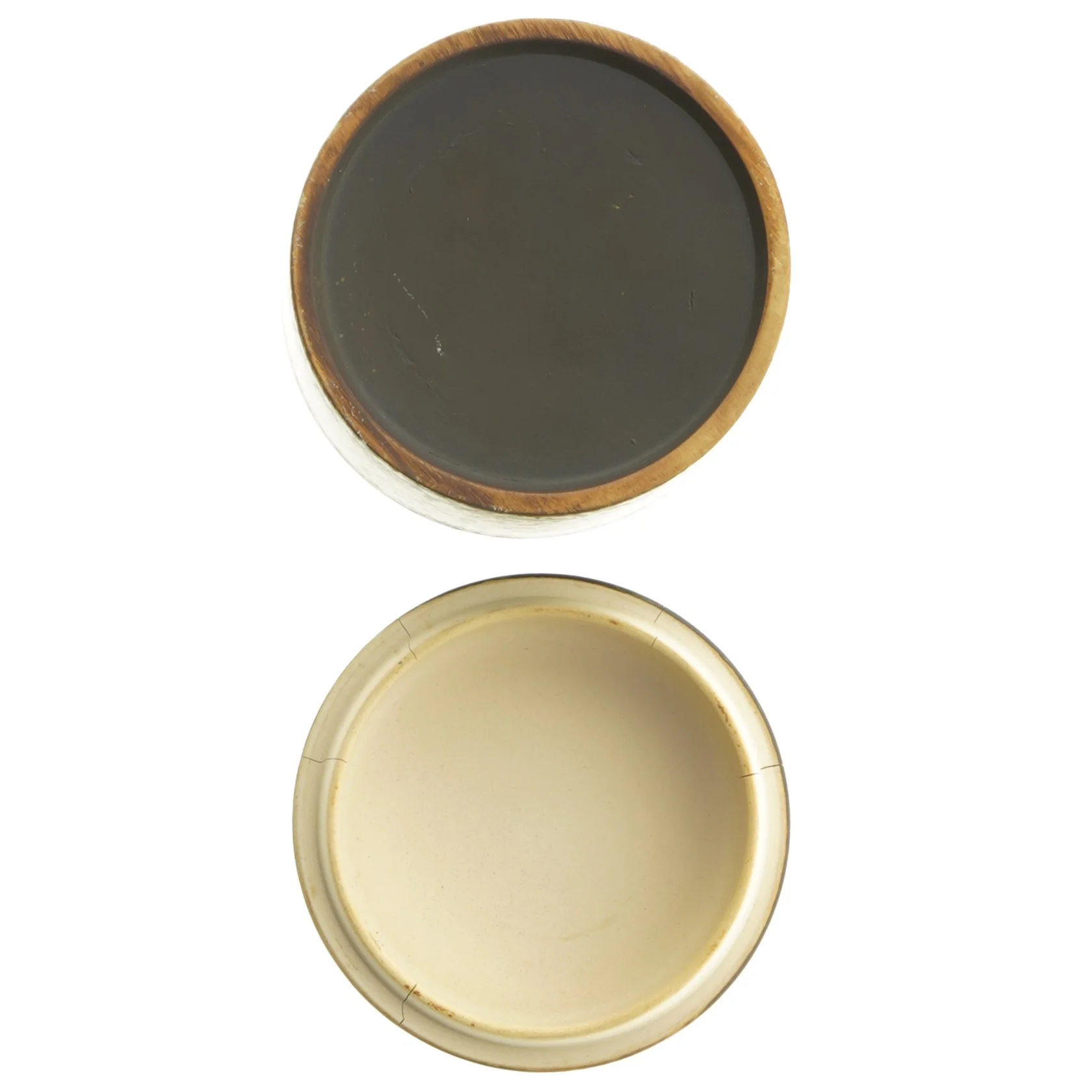 Dekorativ dåse med låg (str. Ø. 11 cm)