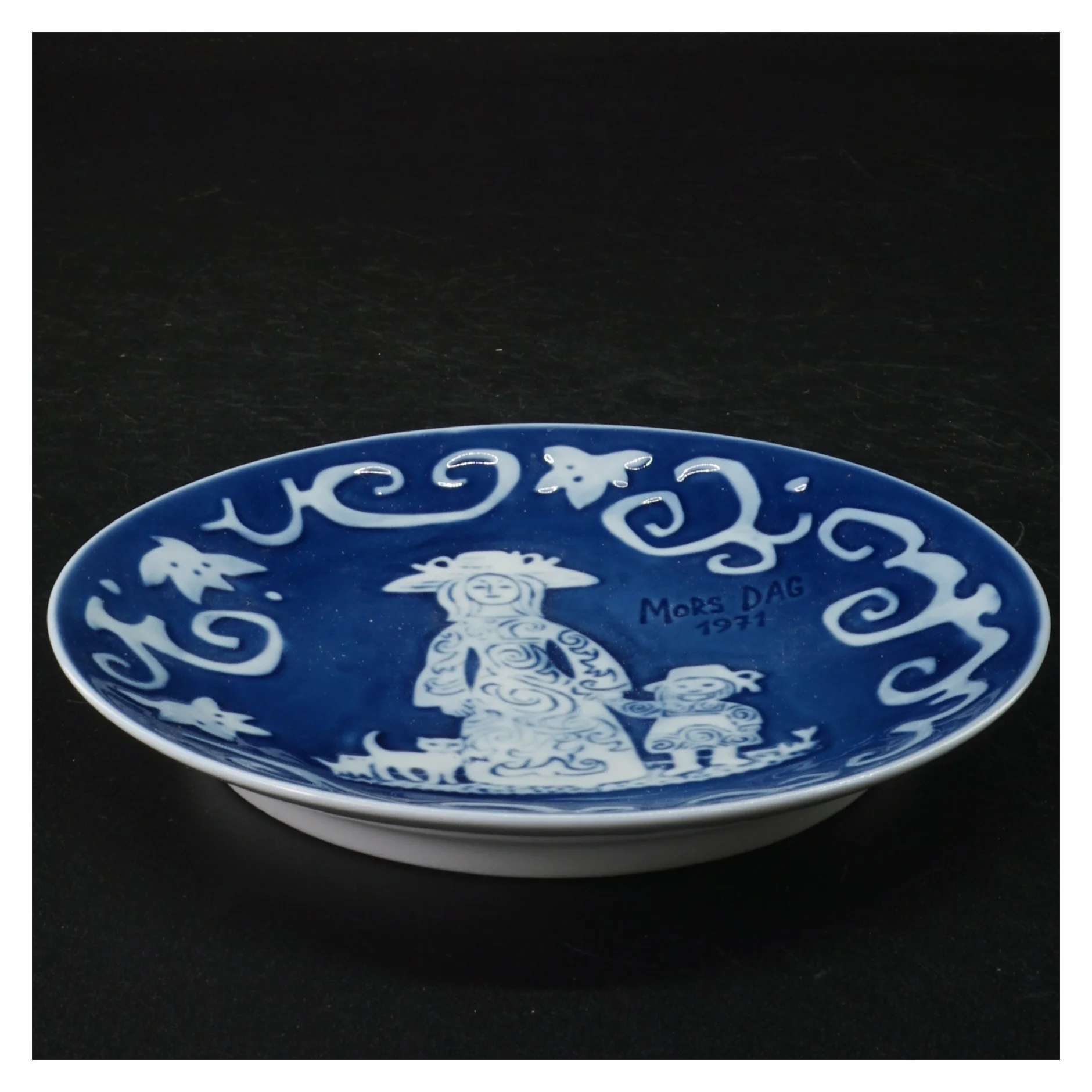 Mors Dags platte fra 1971 (str. Ø. 15 cm)