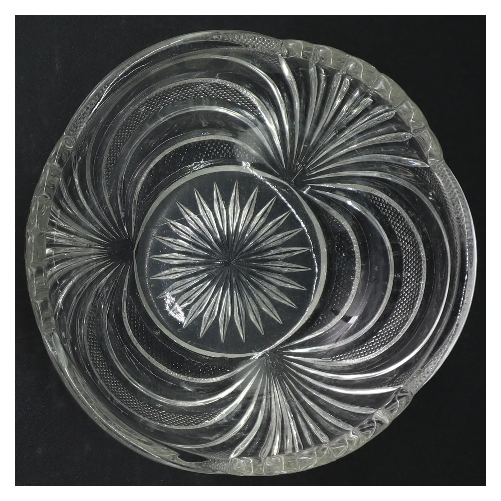 Krystal skål (str. Ø. 16 cm)