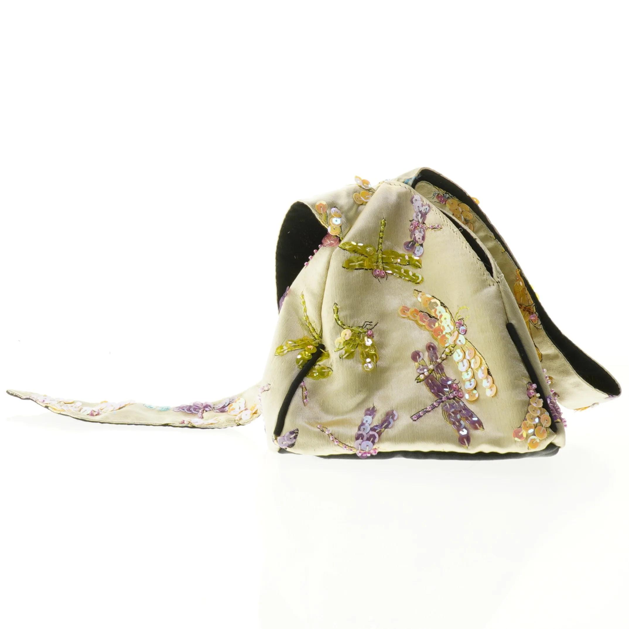 Broderet stoftaske (str. 15 x 15 cm)