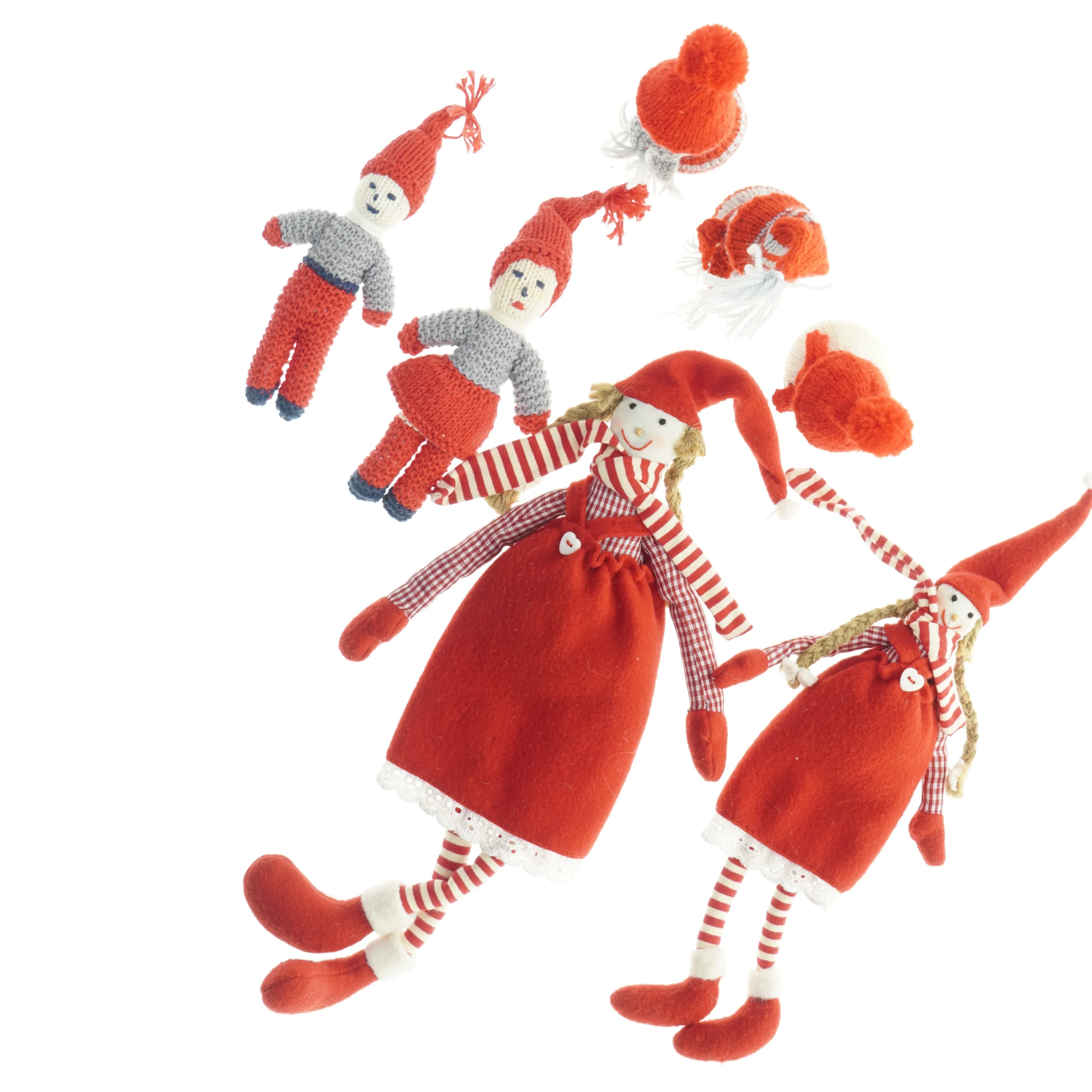 Julepynt og nisser  (str. 45-13 cm)