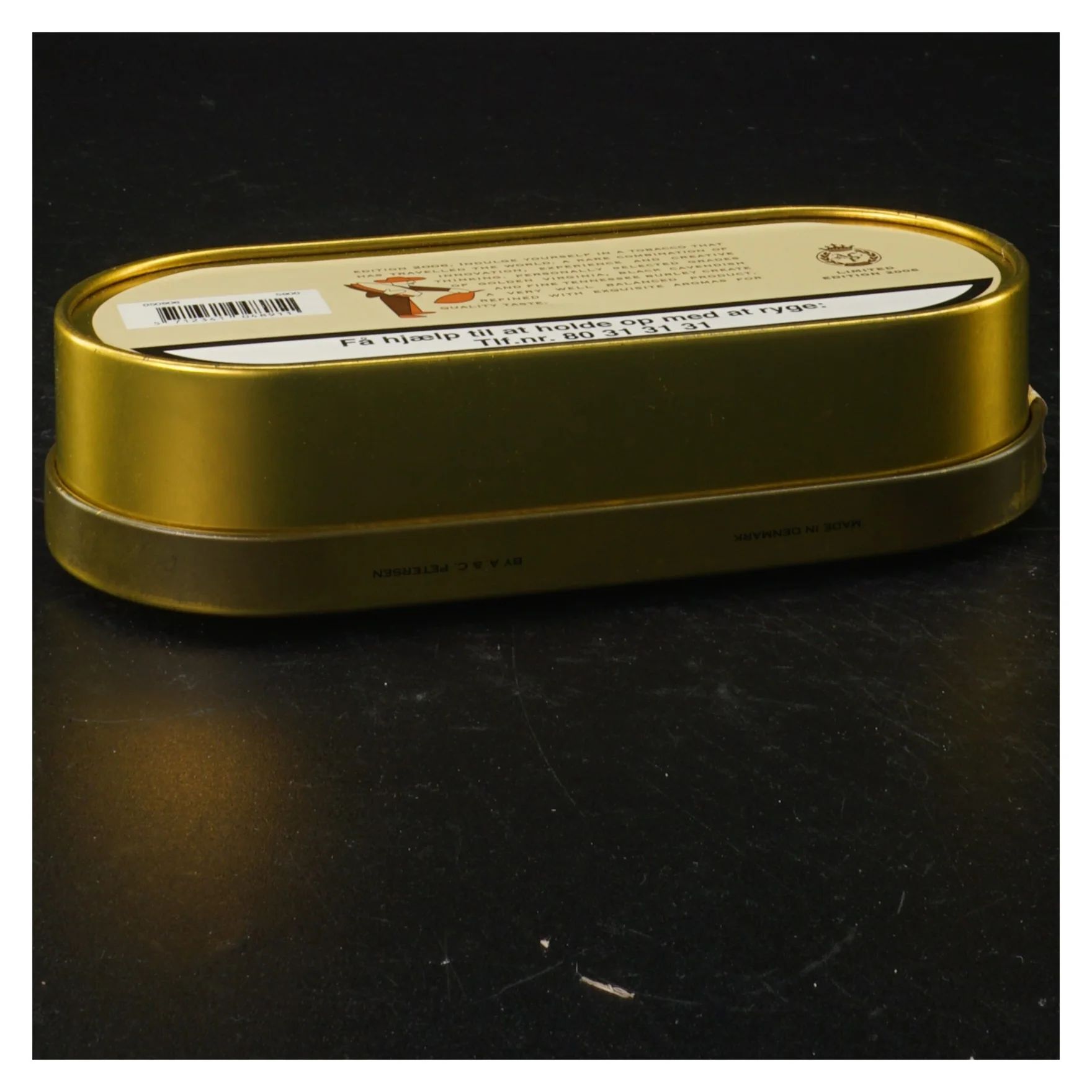 Gammel tobaksdåse  (str. 18 x 8 cm)