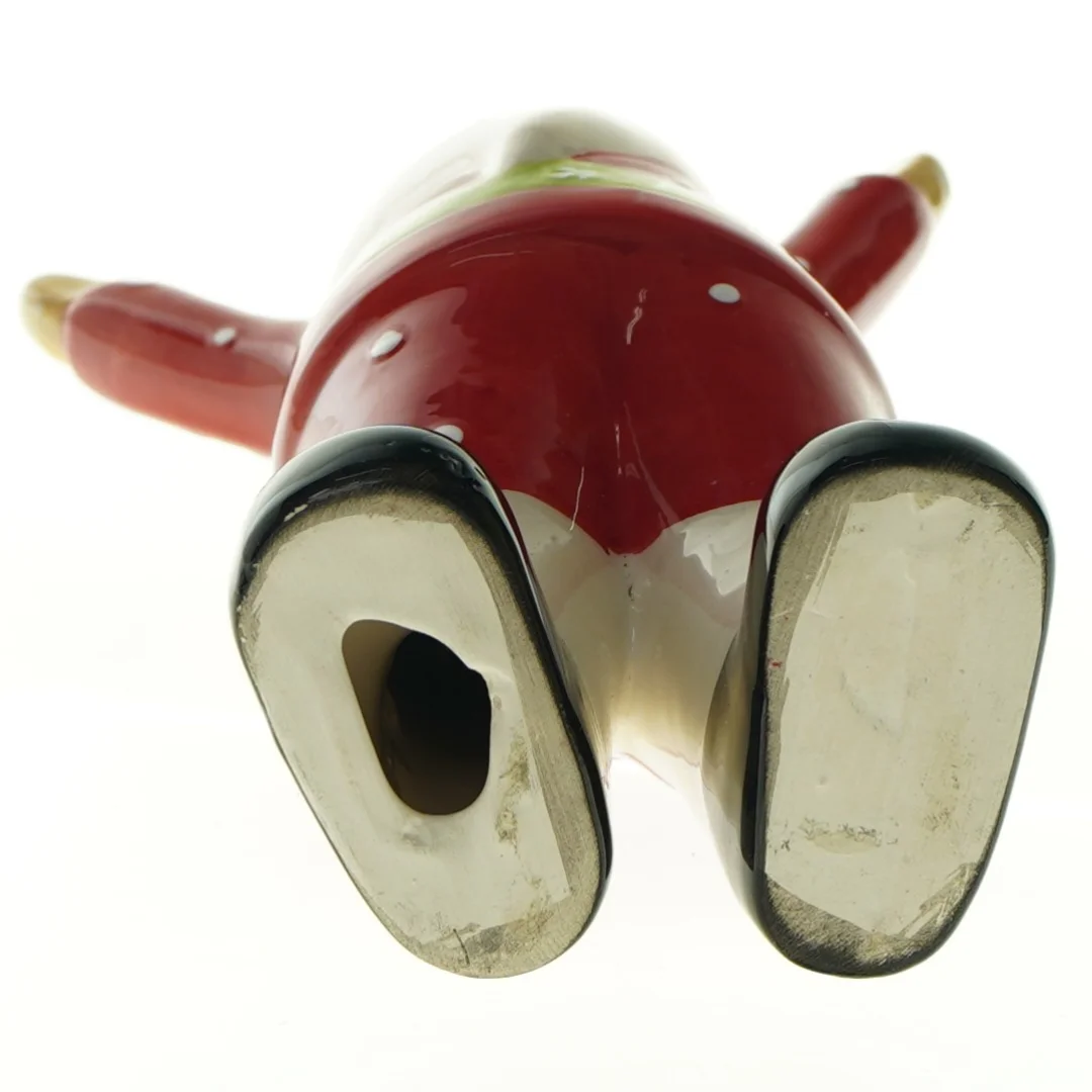 Keramisk julemandsfigur