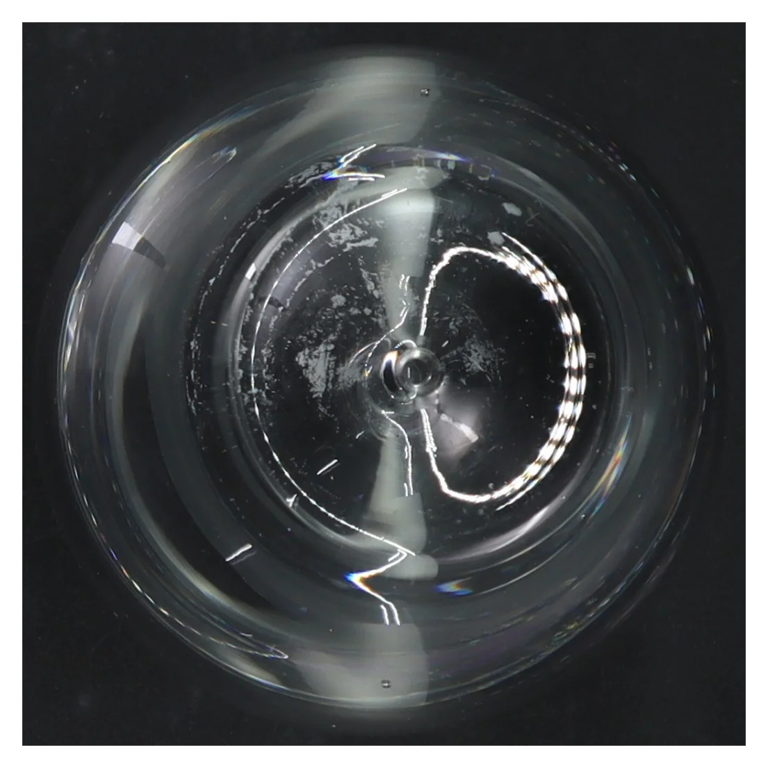 Krystal karaffel  (str. H. 17 cm. ø. 11 cm)