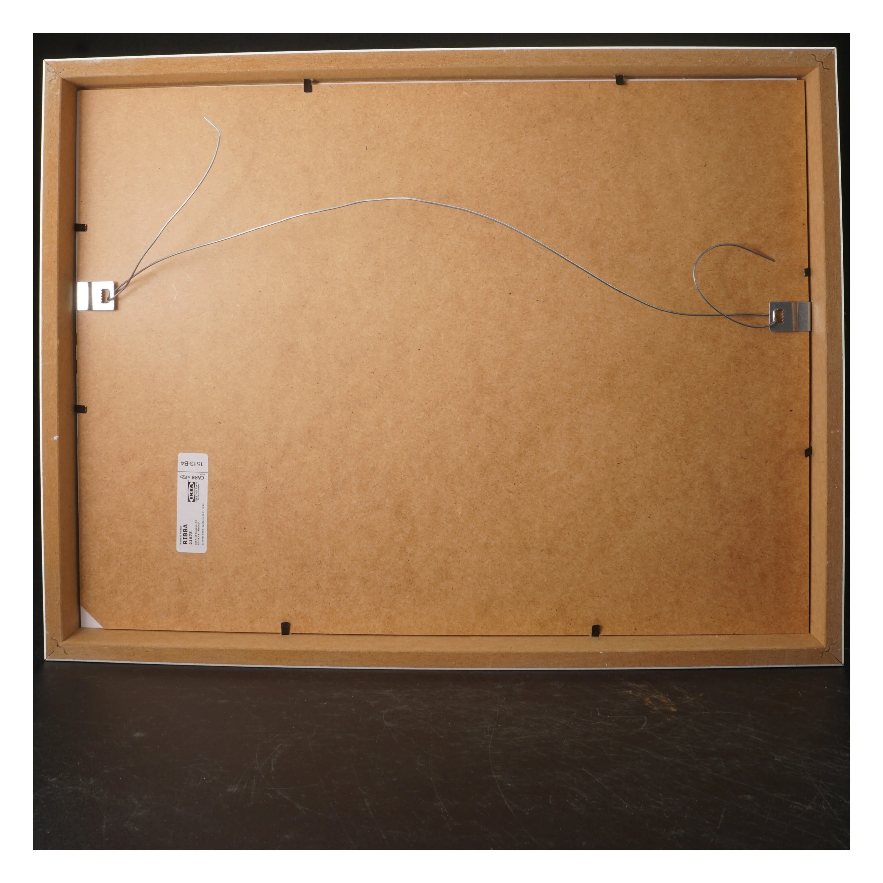 Indrammet tegning af fugle fra IKEA (str. 43x33,5 cm)