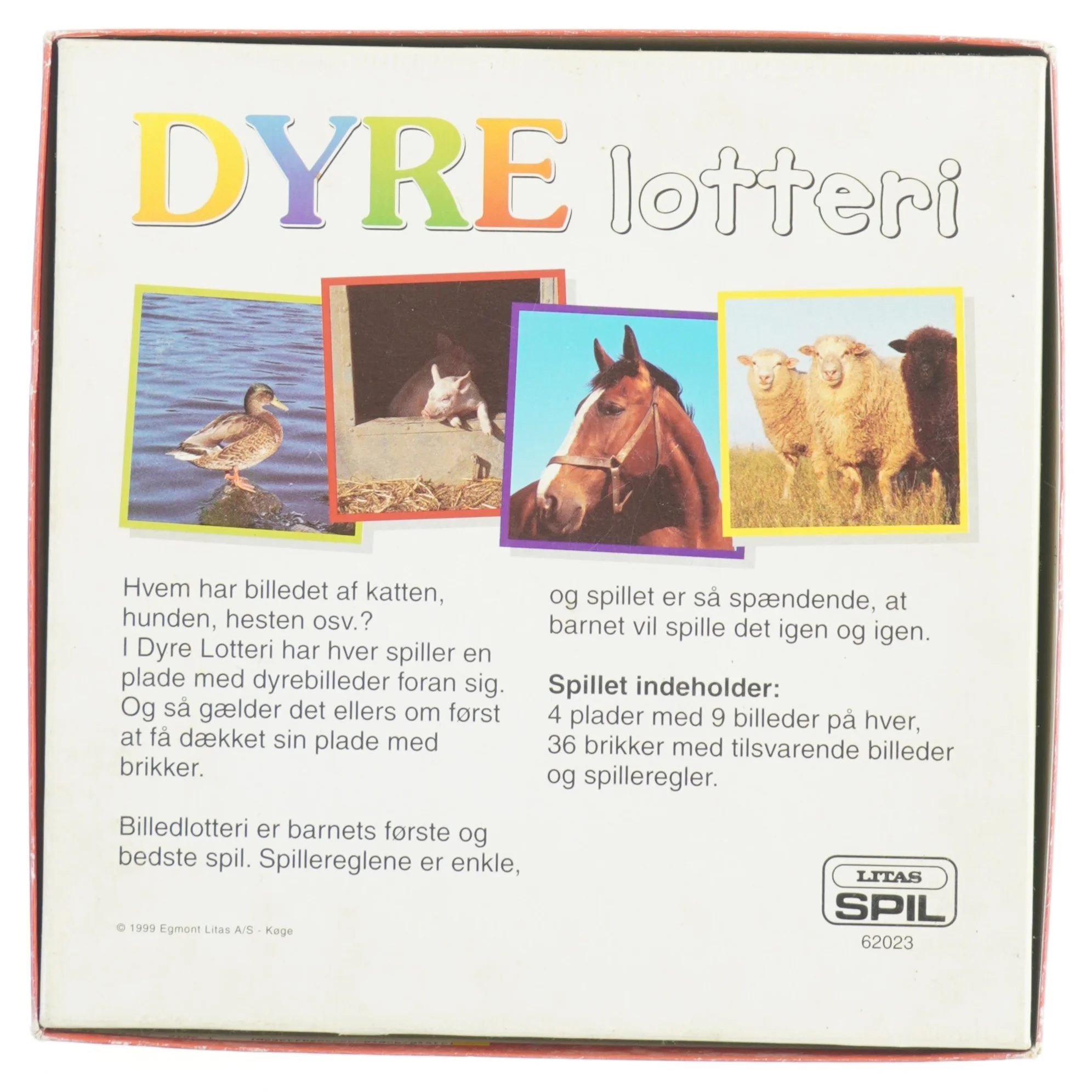 Dyre Lotteri Brætspil fra Litas Spil (str. 22,5x5 cm)
