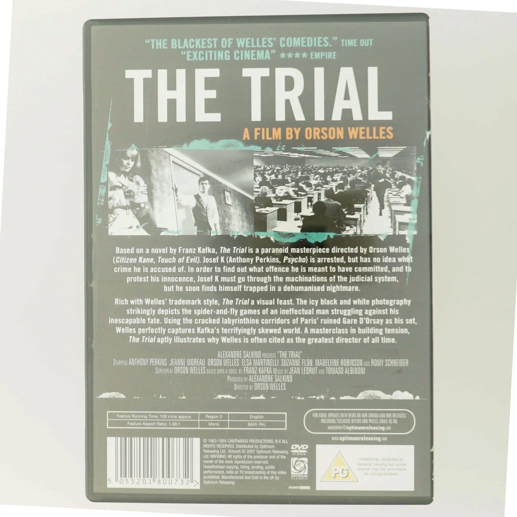DVD 'The Trial' af Orson Welles