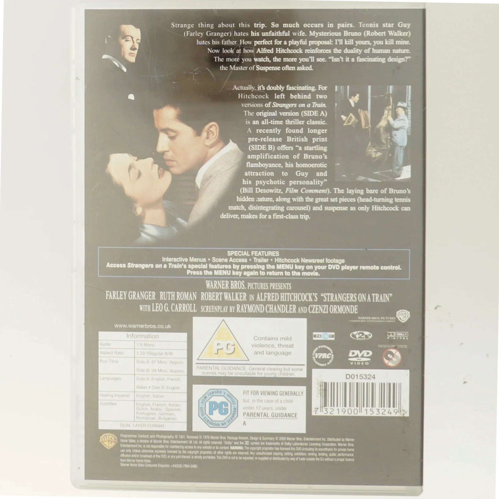 Strangers on a Train (DVD) Warner Bros.