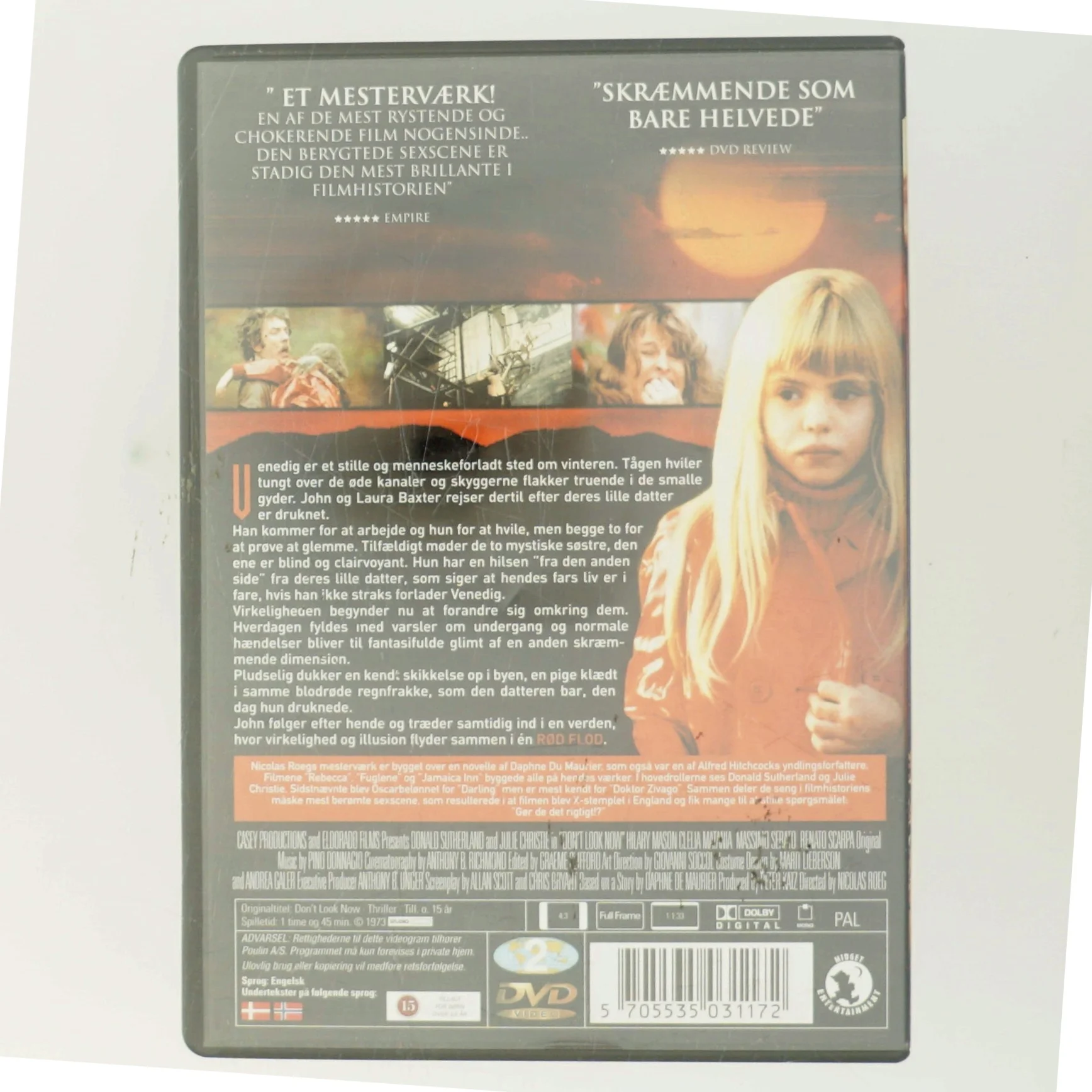 Rødt Chok med Donald Sutherland (DVD)