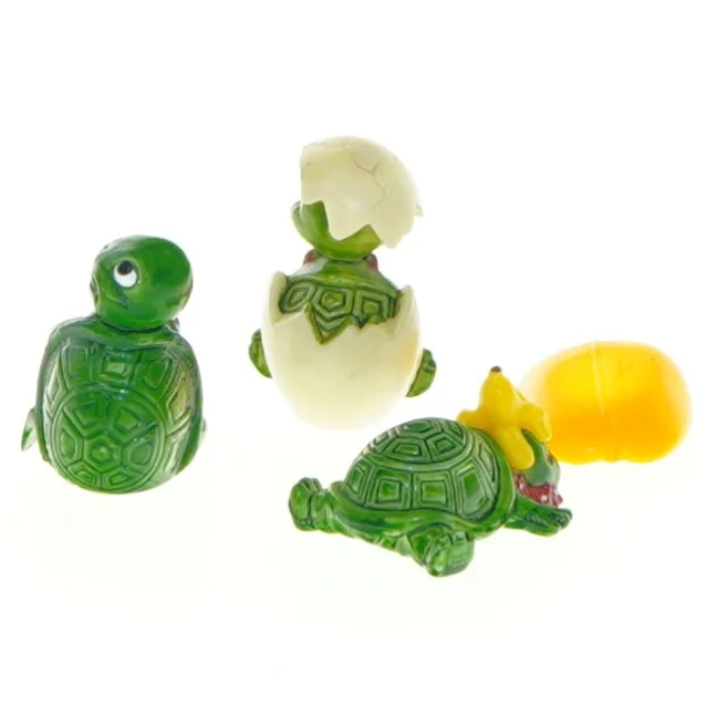 Skilpadder fra kinderæg (str. 4 x 2 cm)