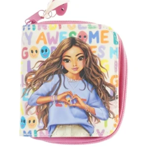 Farverig pung fra Top Model (str. 12x10 cm)