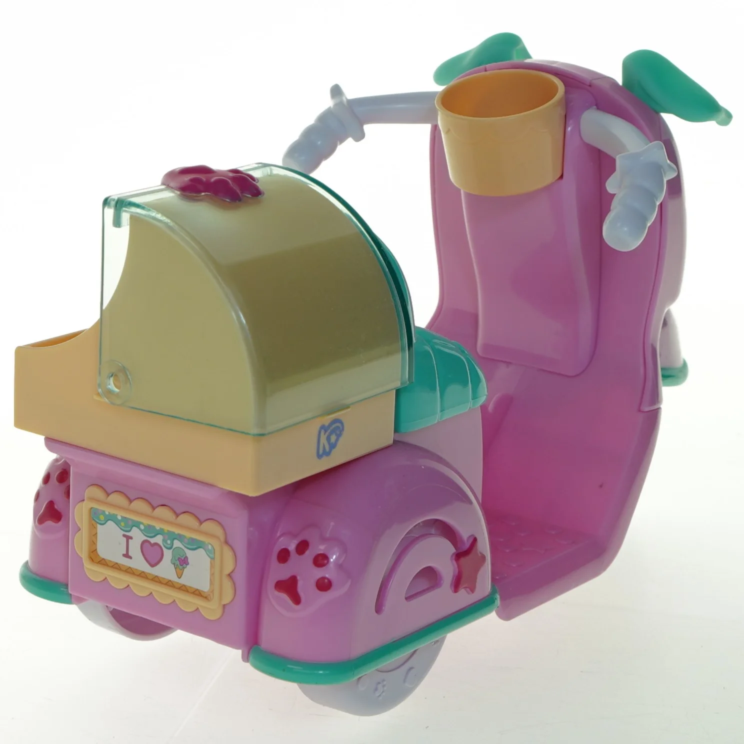 Legetøjs Scooter og Hvalpe Figur fra Moose (str. 26x15 cm)