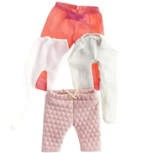 Bukser/leggings til dukker (4 par) fra Our Generation 