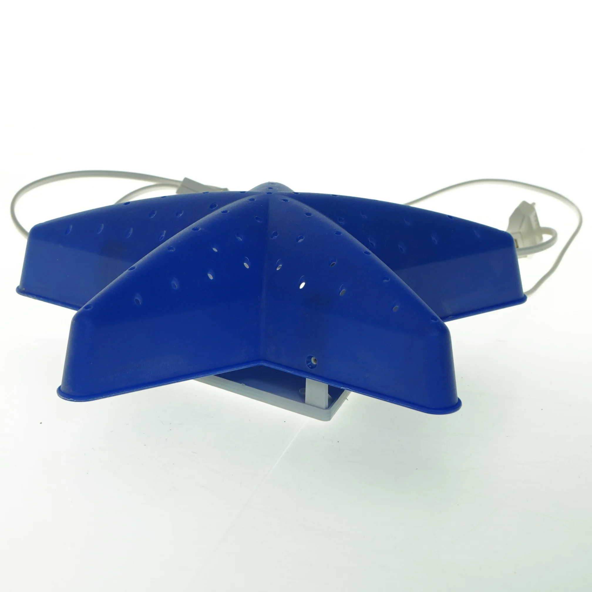 Blå stjerneformet lampe fra IKEA (str. 28x10 cm)