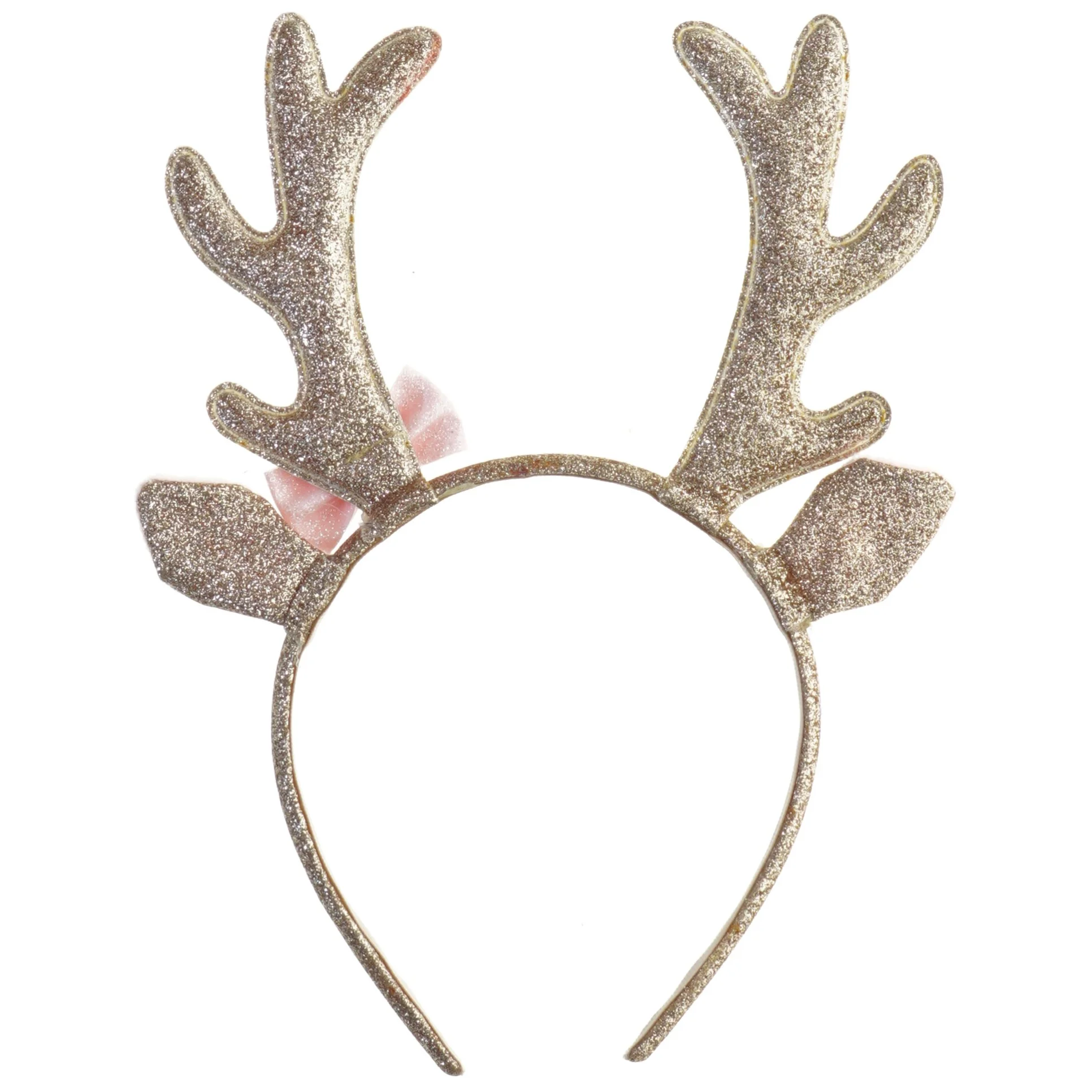 Glitrende rensdyrhårbøjle (str. 12x17 cm)