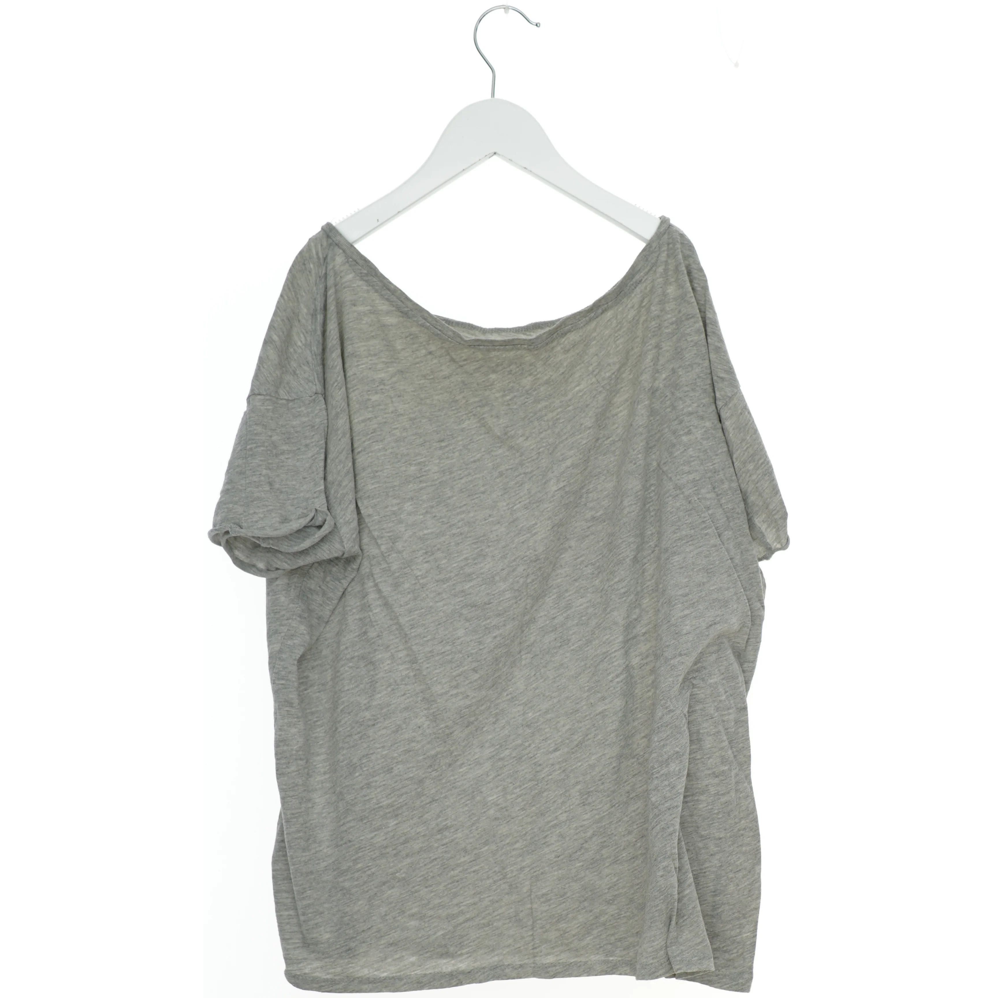 Grå T-shirt med tryk fra Esprit (str. L) 